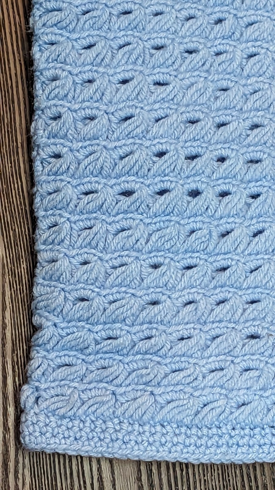 BOHO Hippie Vintage Handmade Crochet Granny Core Sweater Vest Tank Small Blue