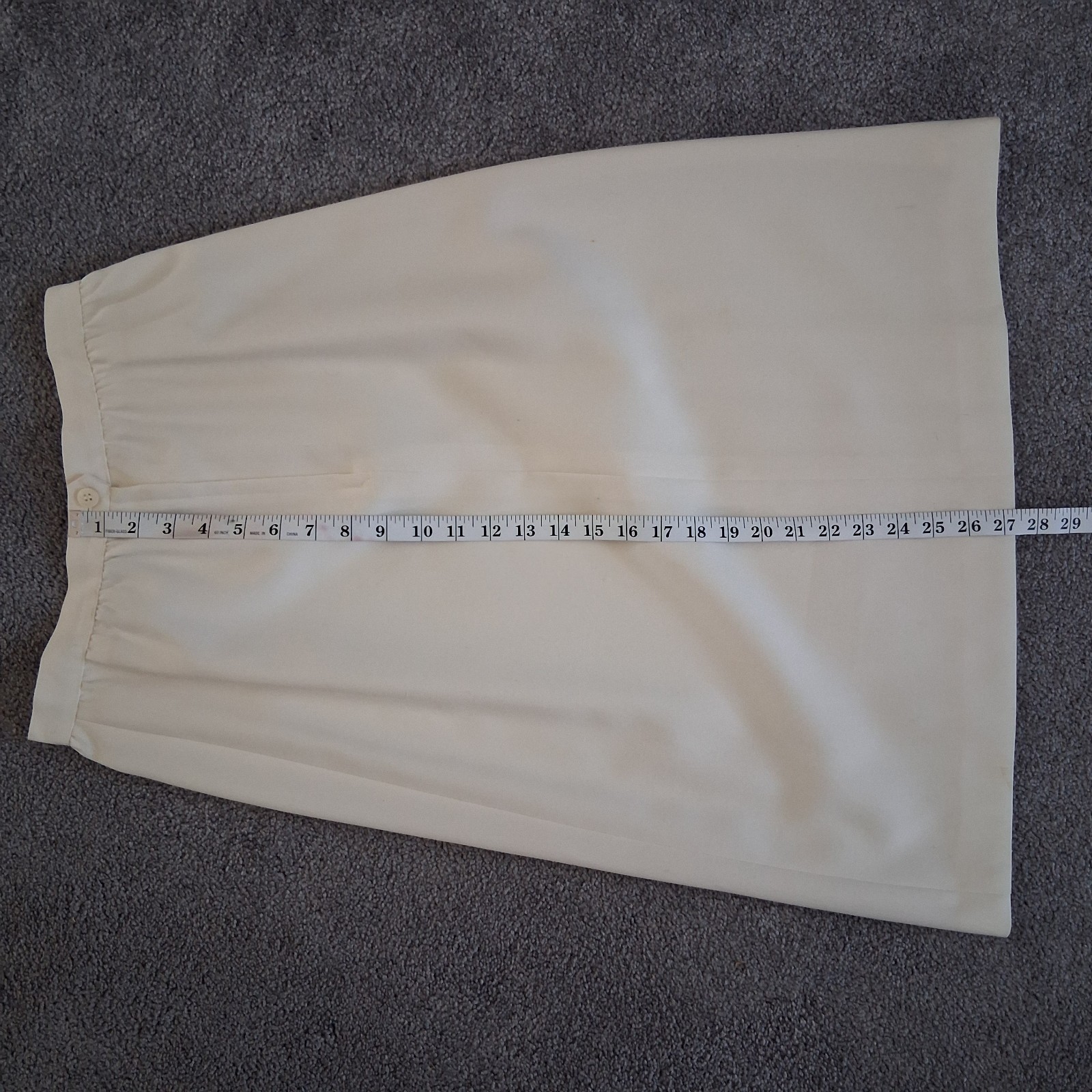 VTG Sasson Women’s Cream/Off-White Skirt Suit Outfit Size 10/11 Lined