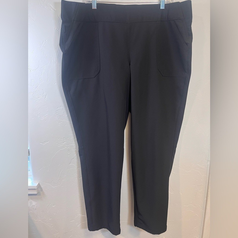 Weatherproof Vintage Black Slim Pull on Pants XXL