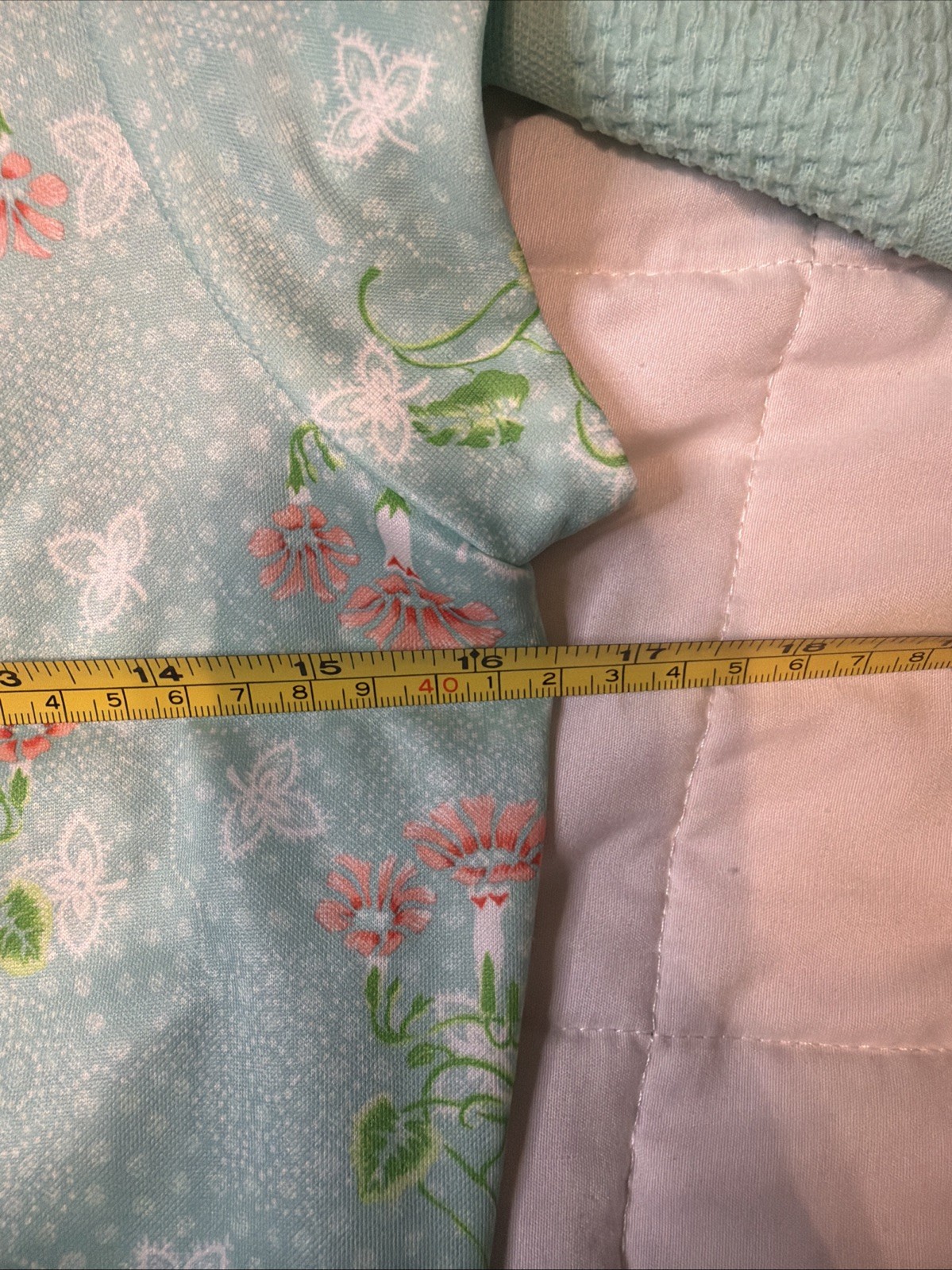 Vtg Blair & Mr Fine Dallas Women 3pc Pant Set Turquoise 50’s Look