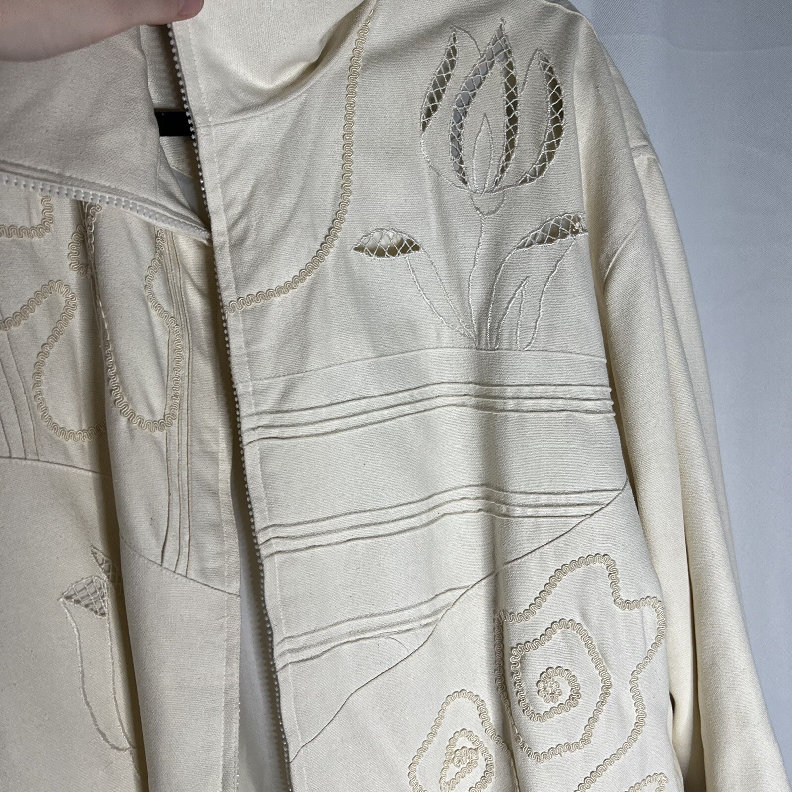 Vintage 80s Great Cavalier by St. Paul Silk Bomber Jacket & Blouse Set – Large
