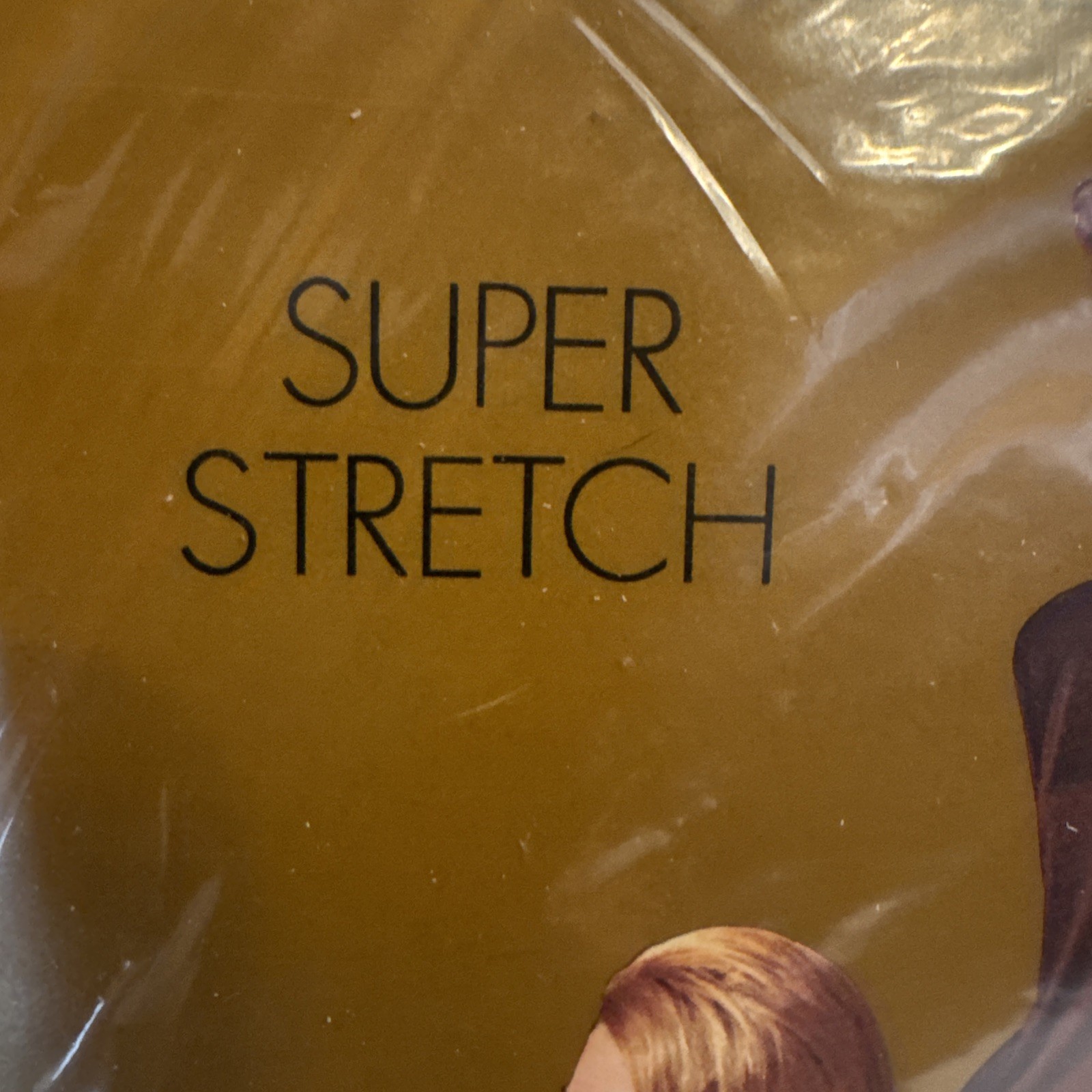 Vintage RED HOT Lido Amplon Nylon super Stretch Panty Hose 5’6” & Over 1960’s ED
