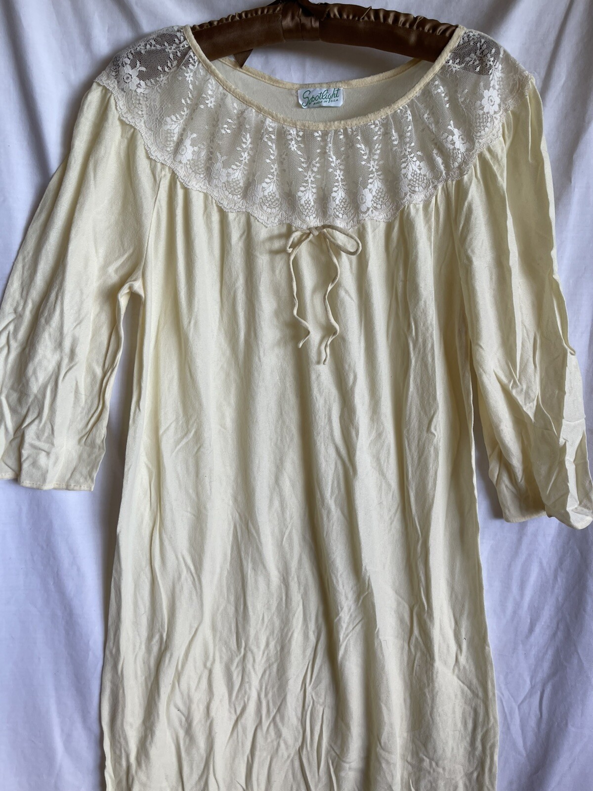 VINTAGE 1960’S SPOTLIGHT Women’s L/XL 41″ Chest, Lightweight Pullover Nightgown