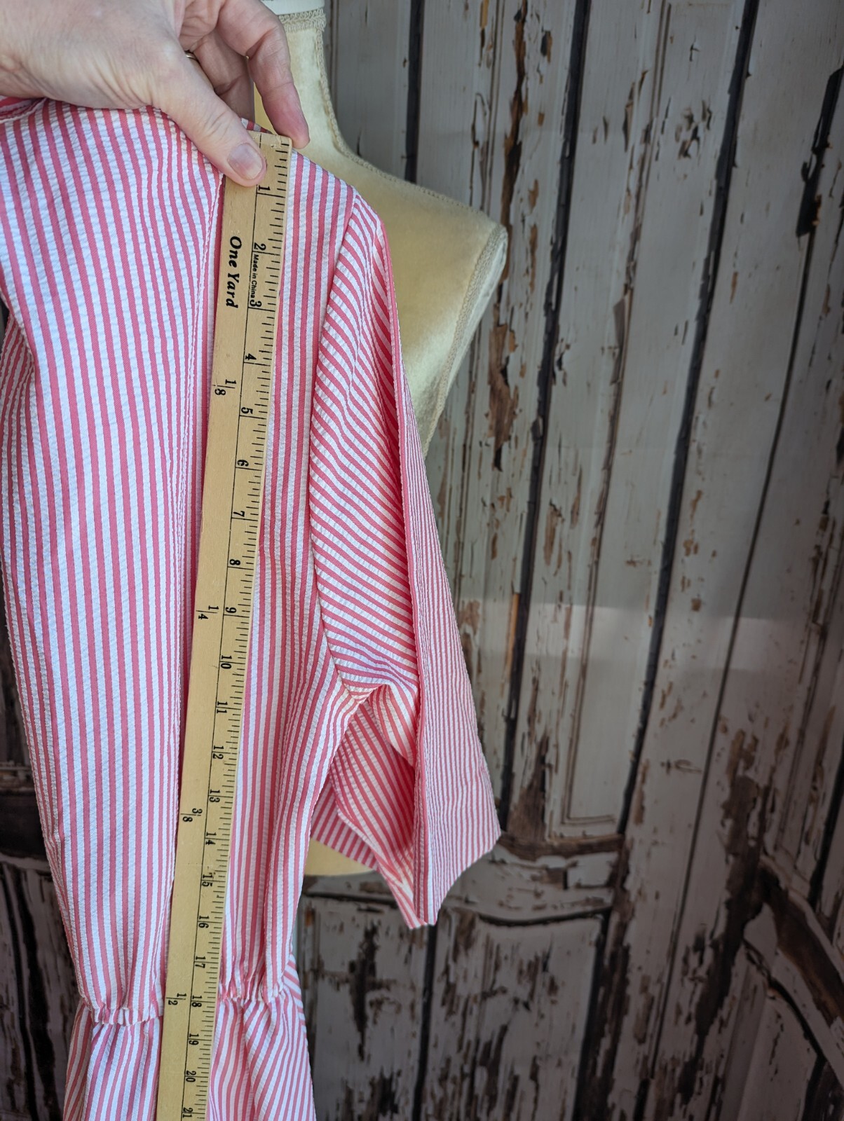 Vintage The Tog Shop Candystriper Buttondown Shirt Dress 10