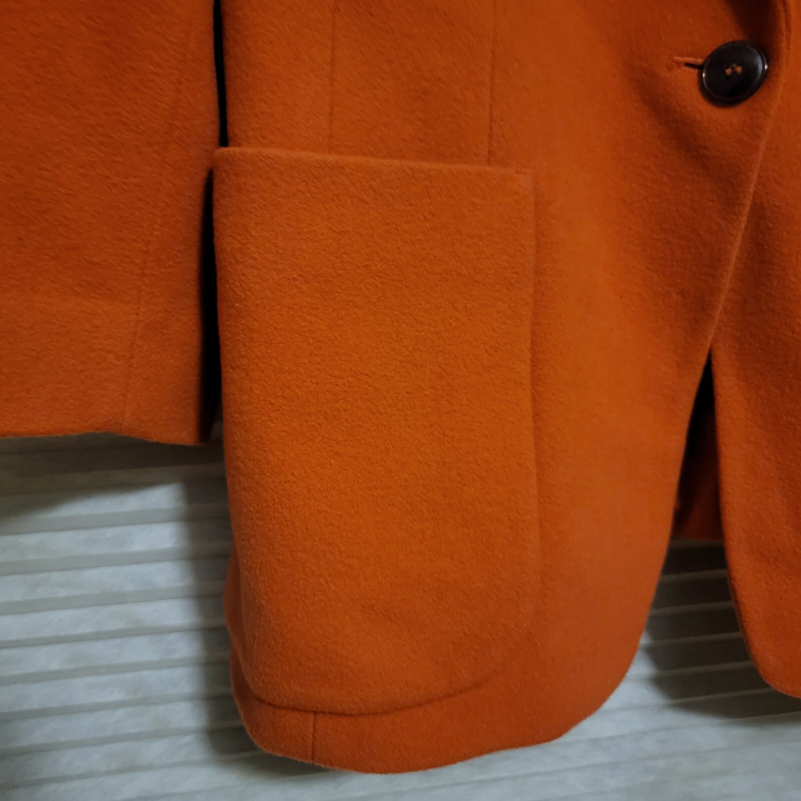 VTG Liz Claiborne Collection Blazer Jacket Women 16 Orange Oversized Lagenlook
