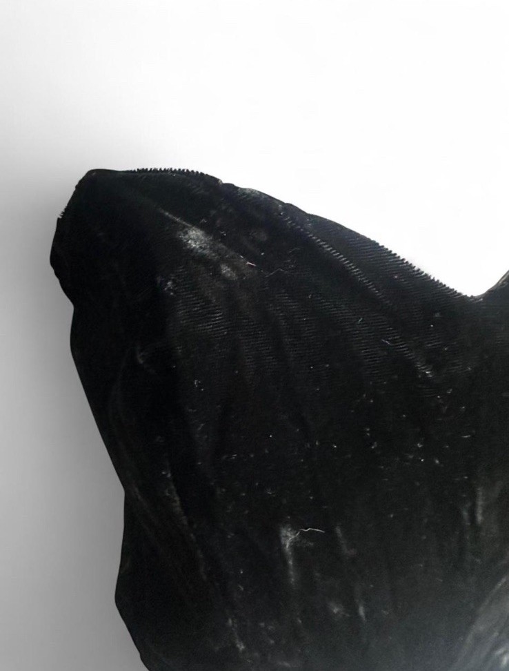 VTG 80s Black Velvet & Ivory Tulle Party Dress Full Skirt Sweetheart Bodice Sz10
