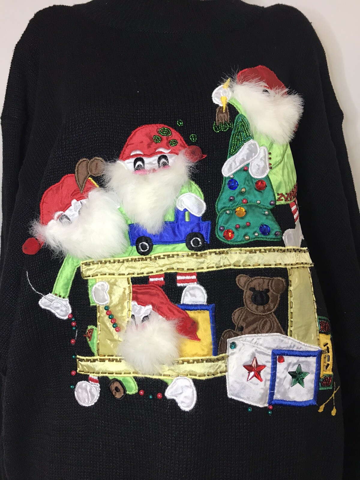 vintage just for women sears christmas sweater 3X