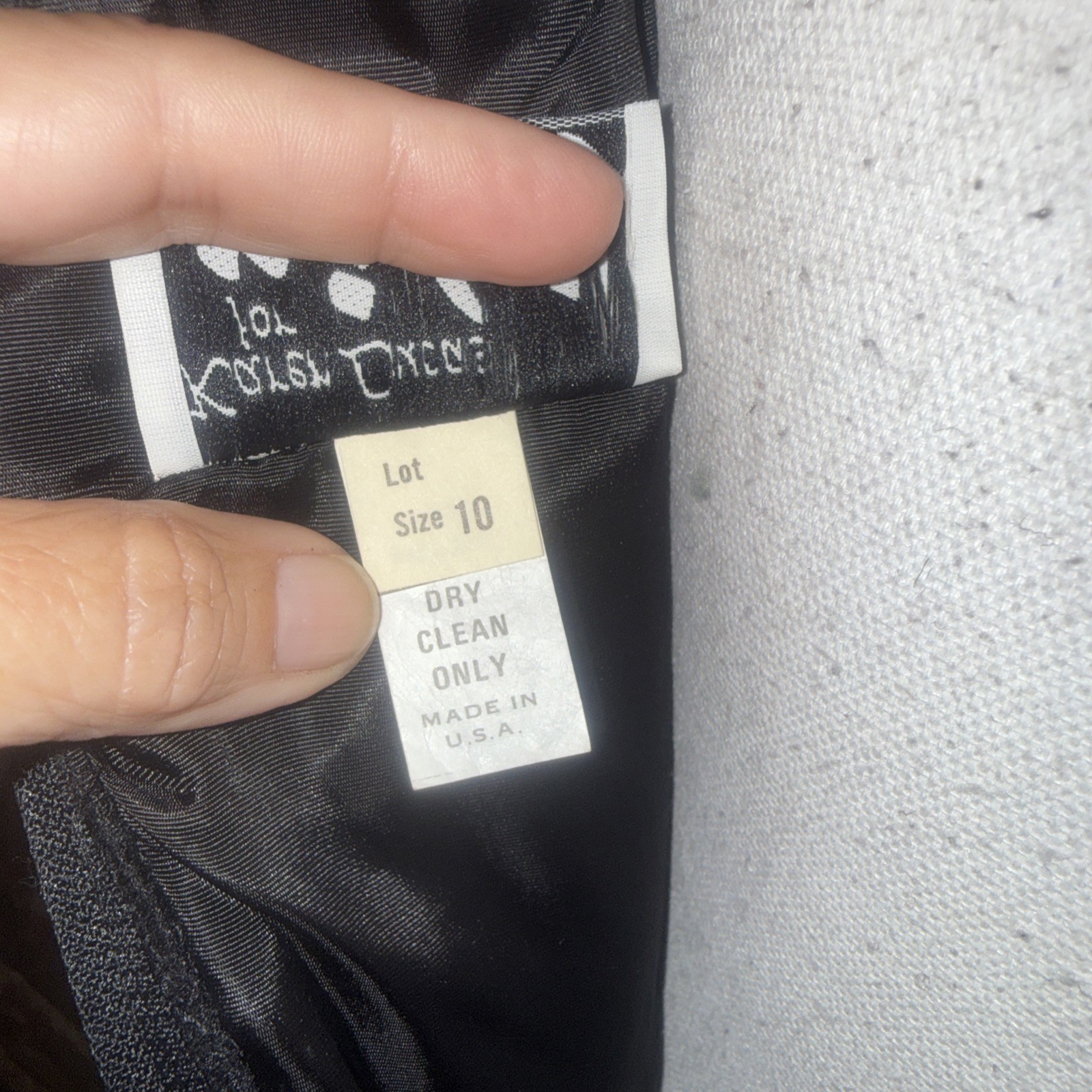 TOTALLY 80’s Karen Lucas by Niki BLACK WHITE Sz 10 Rhinestone Bow Party Dress