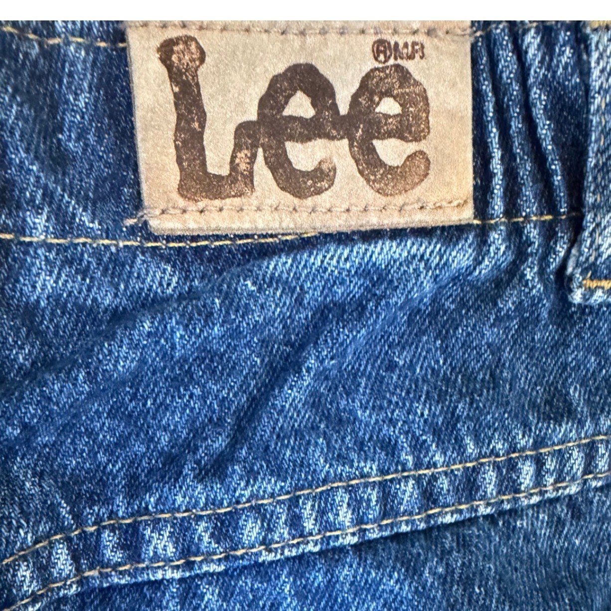 Vtg 90s NWT Lee Riders High Waisted Jeans Pepper Wash Elastic Waist USA Mom 14M