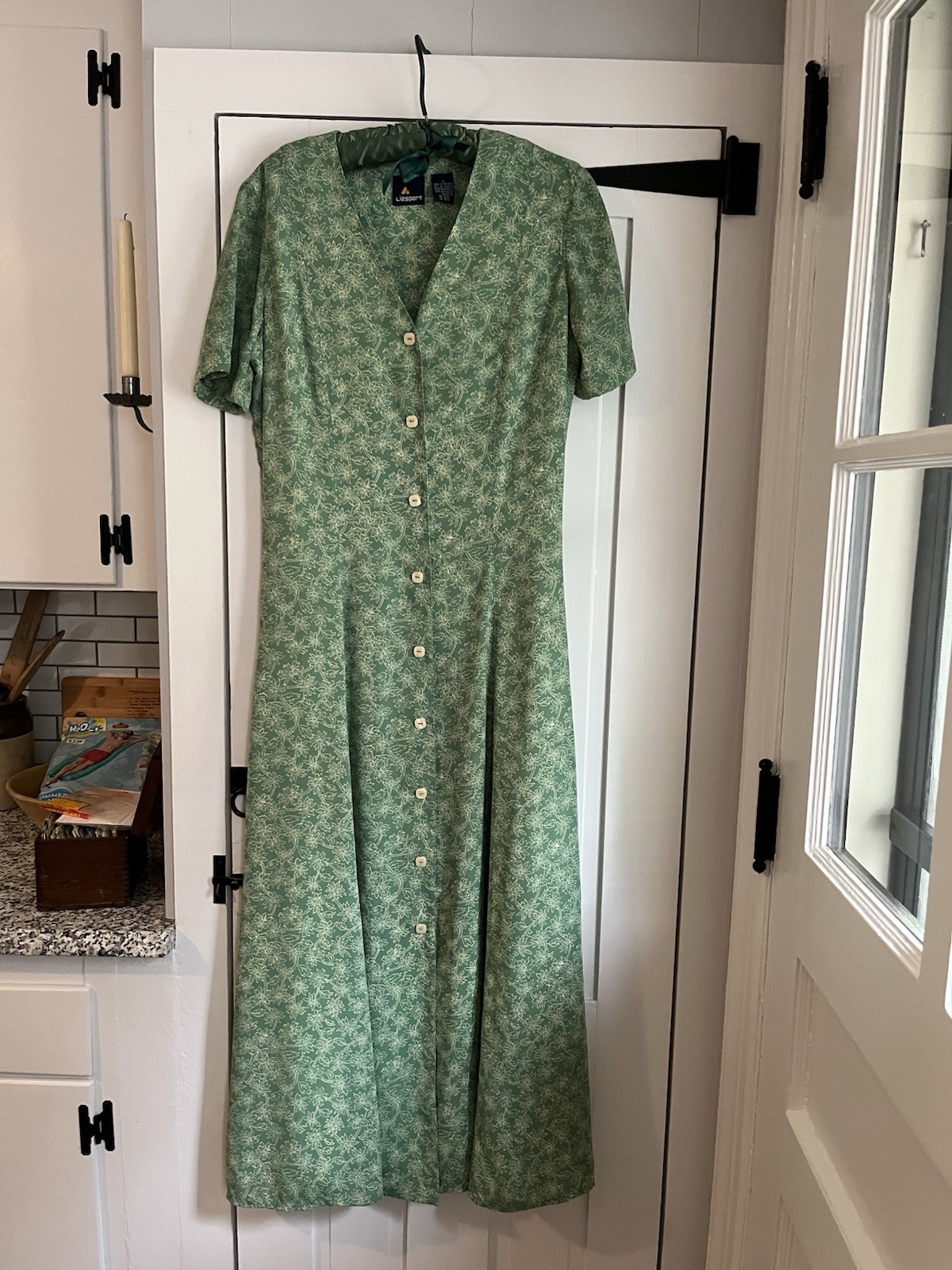 Vintage Liz Clayborne A Line Silky Dress For Summer SIZE 6
