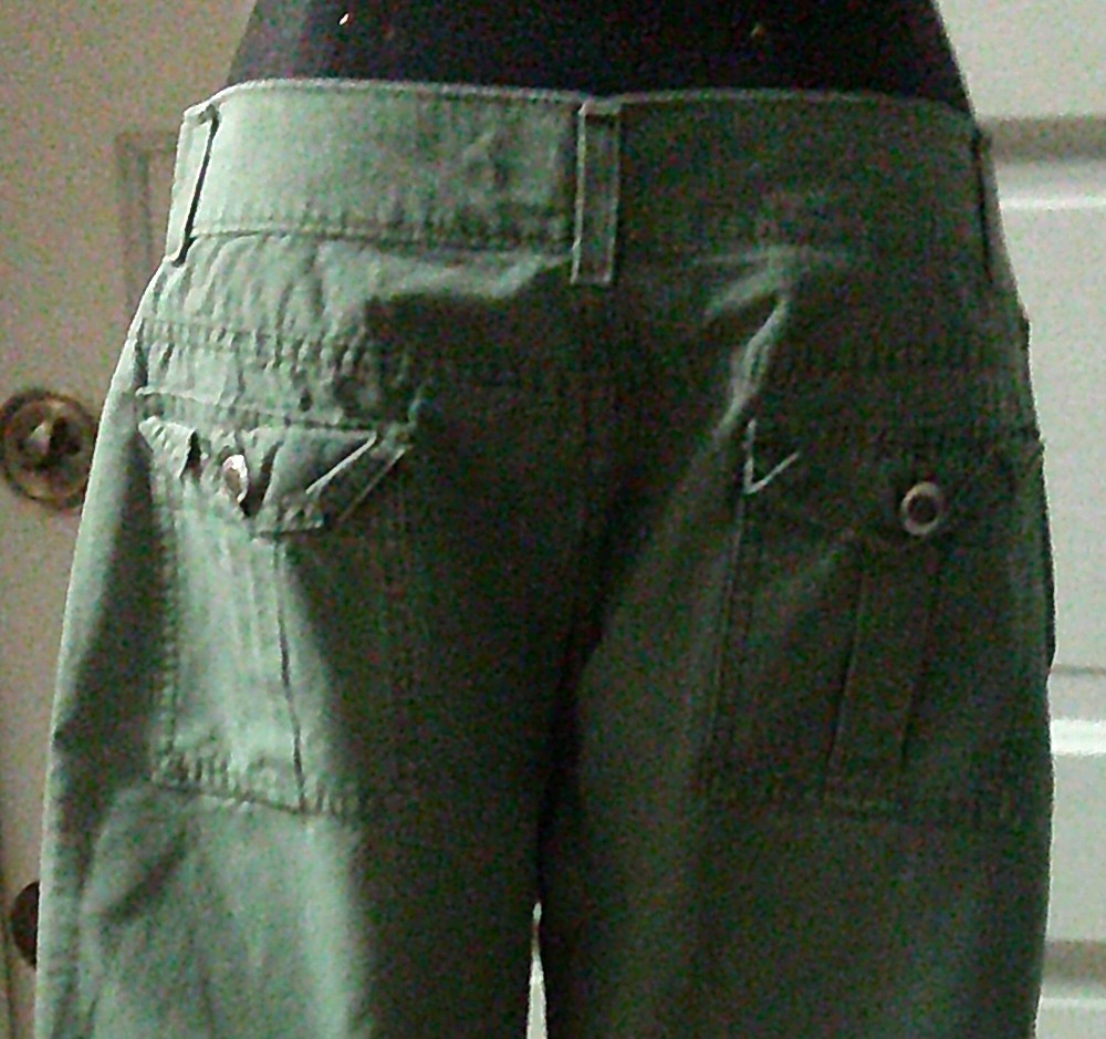 1990’s ZENA Jeans Olive Green Cute Pockets 10