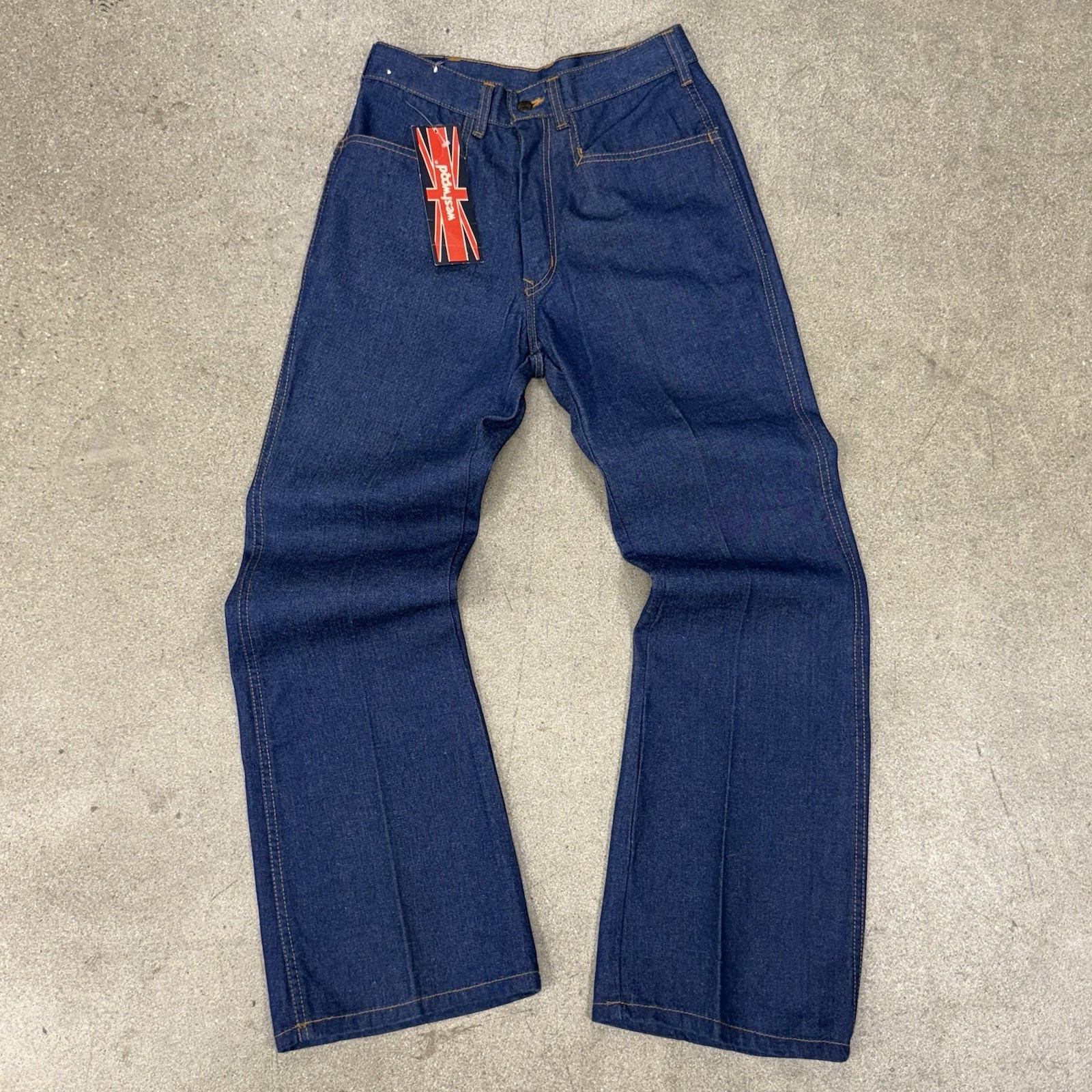 Vintage Westwood Denim Jeans Flare Cut Women’s 29 x 31 Bell Bottoms 70s 80s NWT