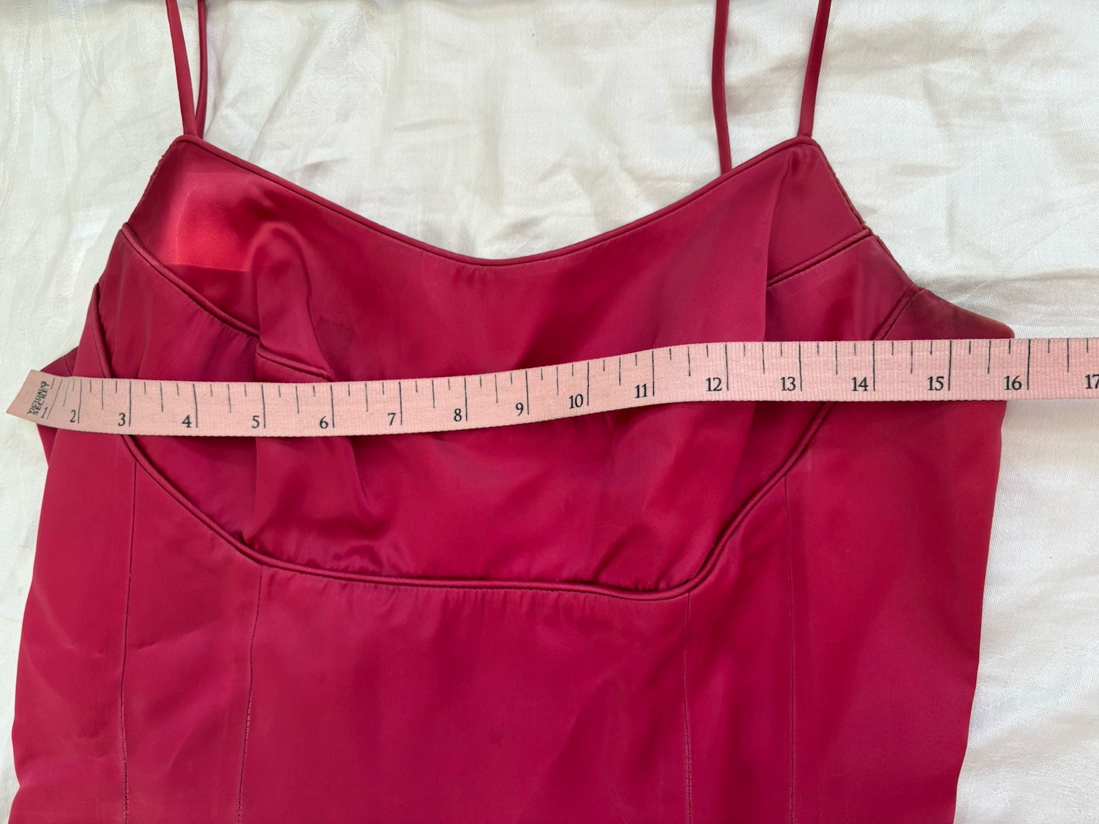 VTG Lilli Diamond Red Satin Dress Matching Evening Coat Oversized Size 4 FAIR