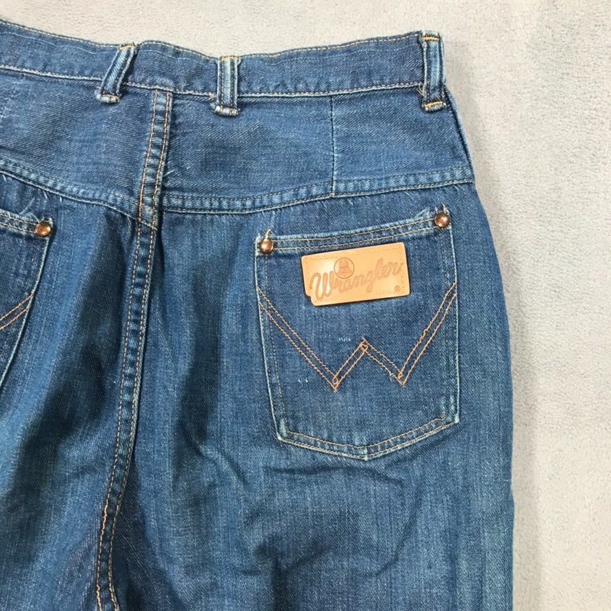 Vintage 50s Wrangler Blue Bell Sanforized Denim Bermuda Shorts Misses 16 (26″)
