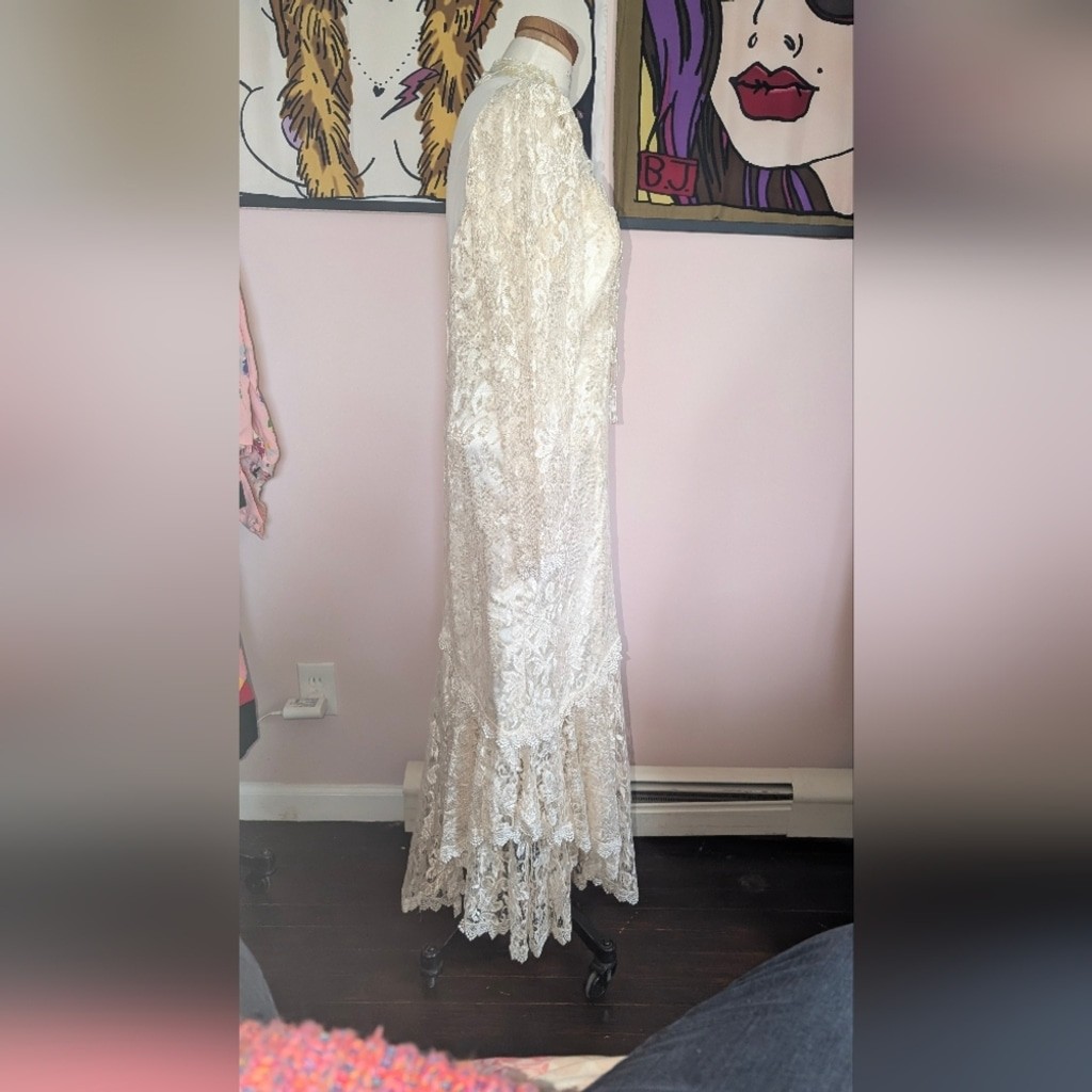vintage Gantos wedding dress