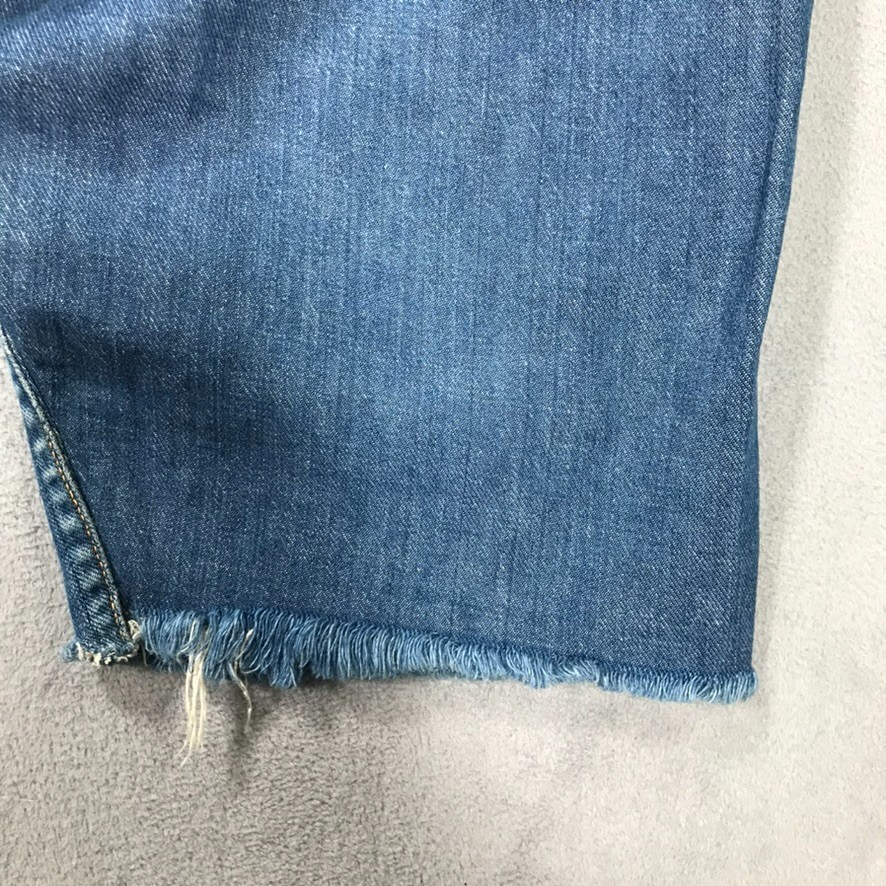 Vintage 50s Wrangler Blue Bell Sanforized Denim Bermuda Shorts Misses 16 (26″)