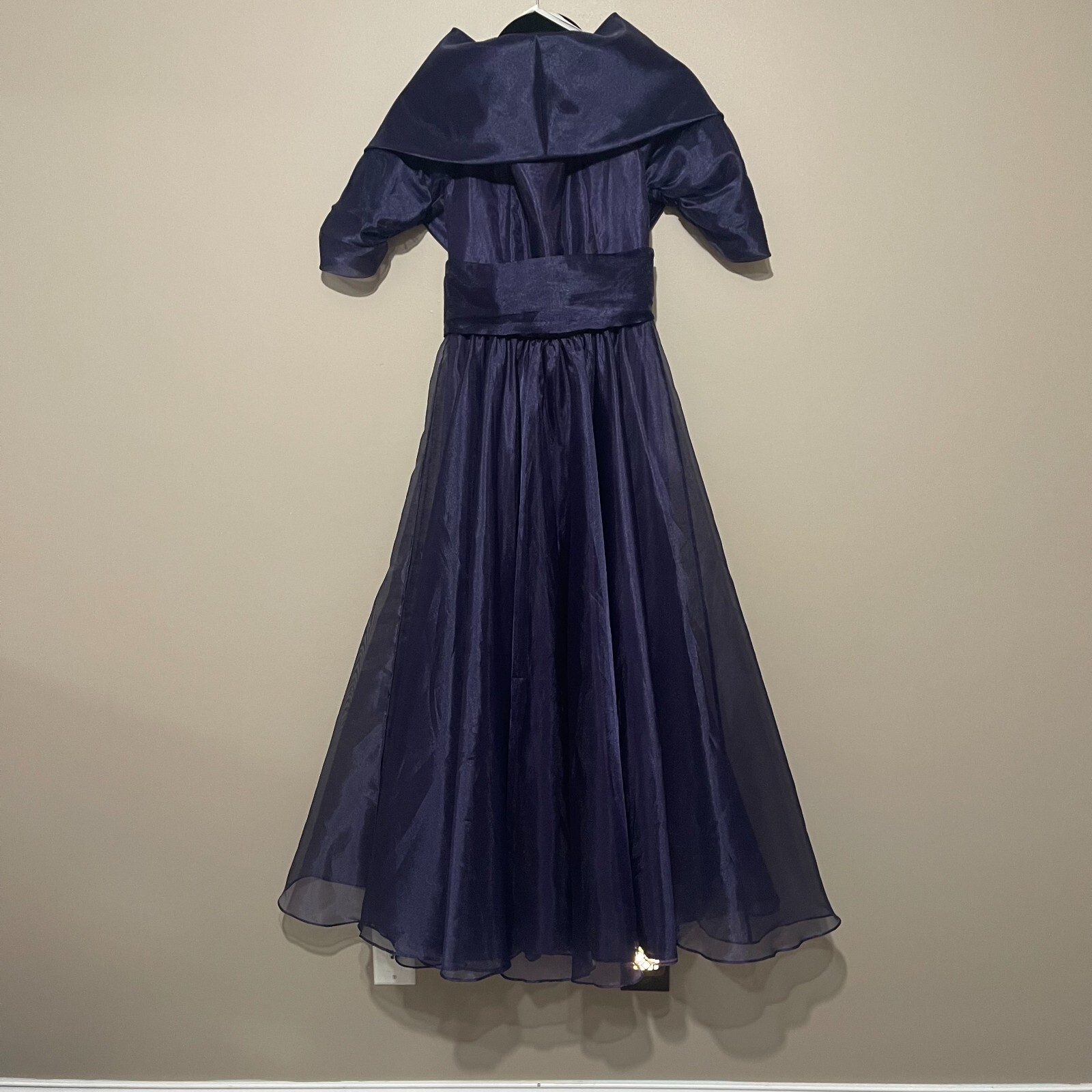 Vintage Watters & Watters Royal Purple Cocktail Dress, Size 4