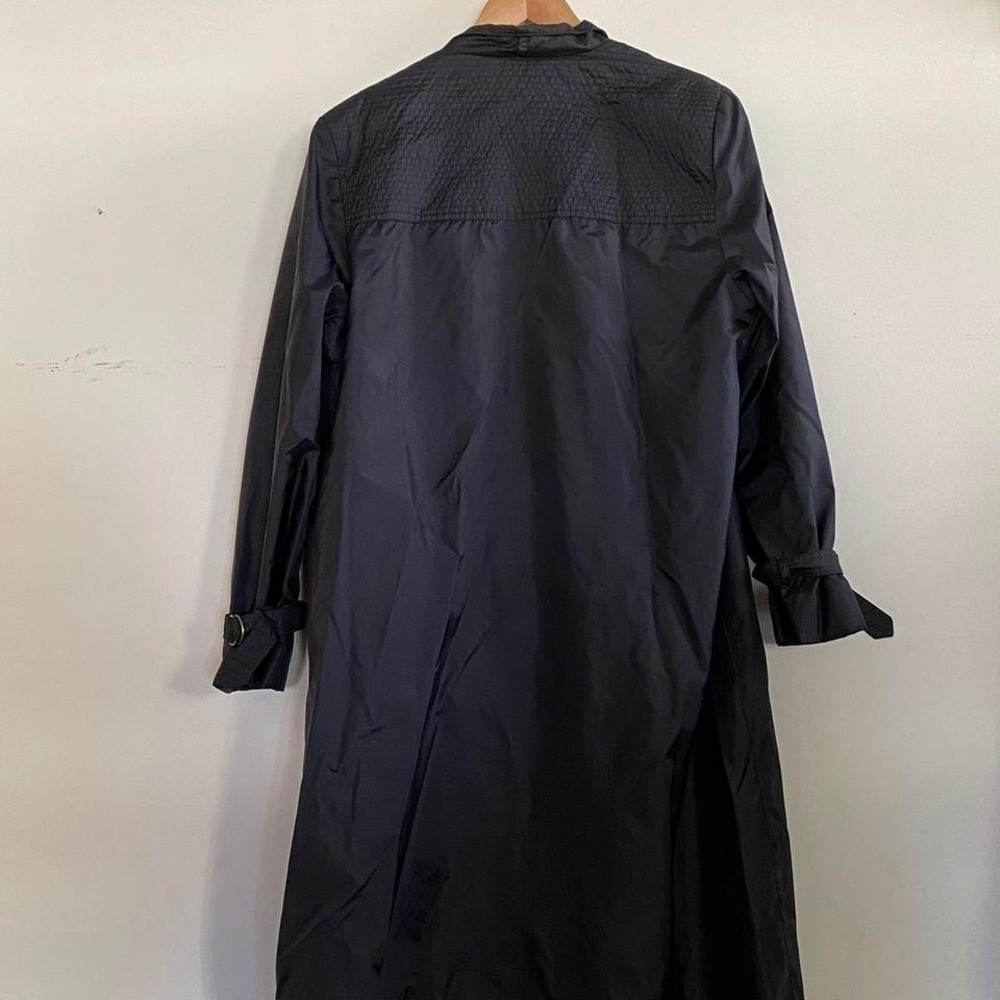 Fleet Street 1980’s black windbreaker trench coat