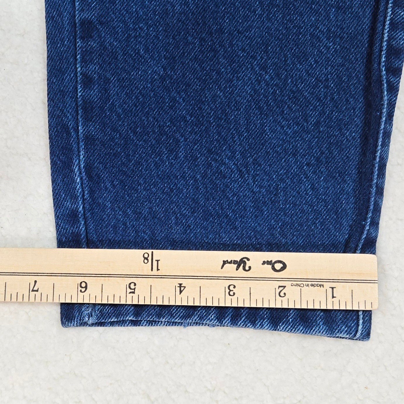 Sasson Mom Jeans Womens 30 Dark Blue High Waisted Tapered Leg Vintage 90s Cotton
