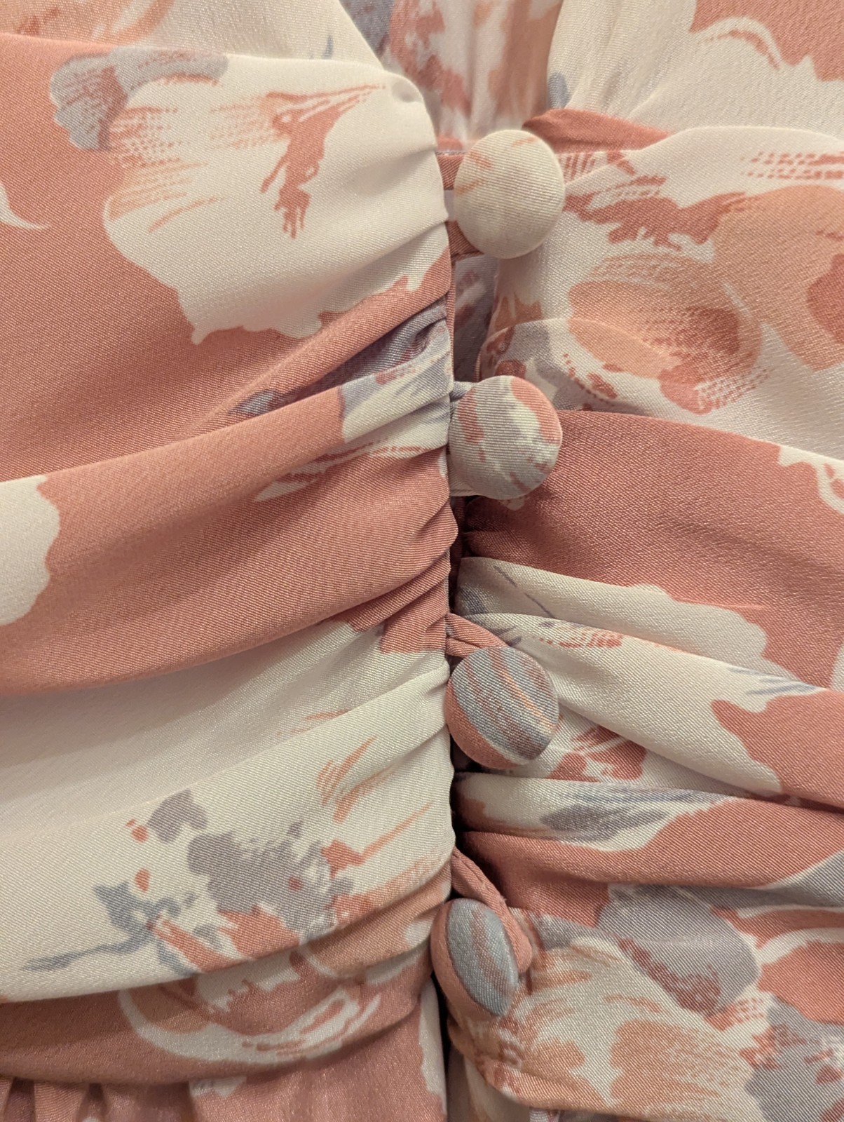 Vintage 70s/80s/90s Midi Dress Cottagecore, Garden Party Size 6 Pink Floral Wrap