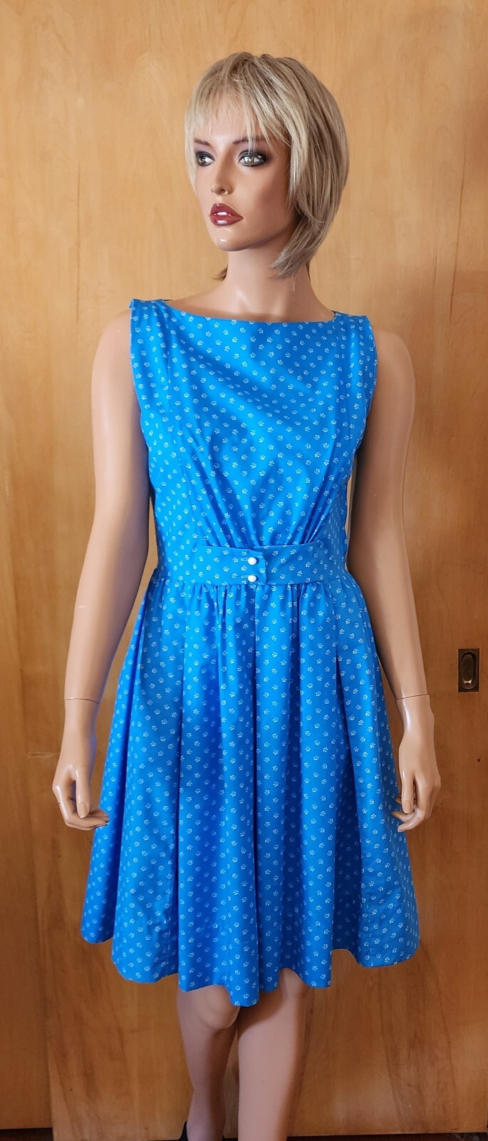 VINTAGE LANZ ORIGINAL SLEEVELESS DRESS ~ 8/10 Refer To Measurements
