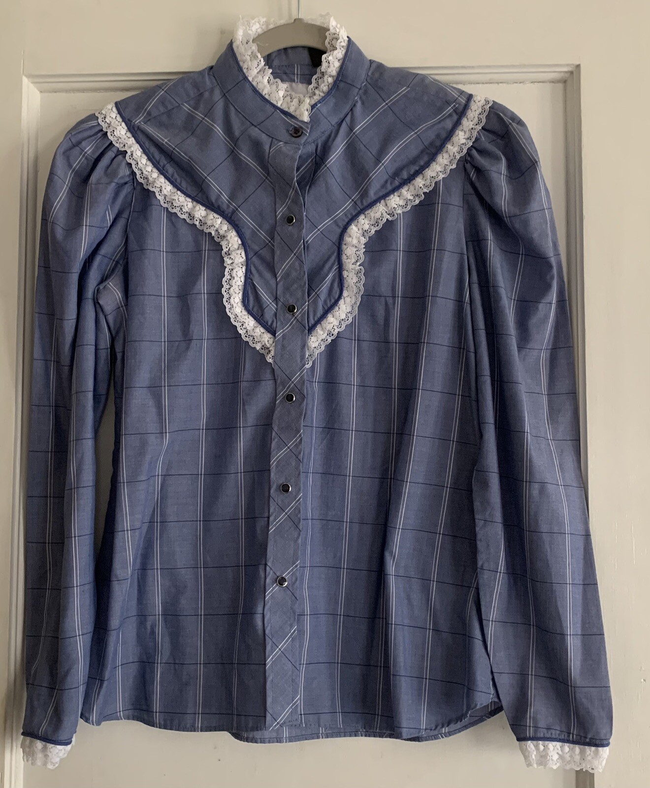 Vintage Kenny Rogers Western Collection Women’s Blouse 13/14 Pearl Snap