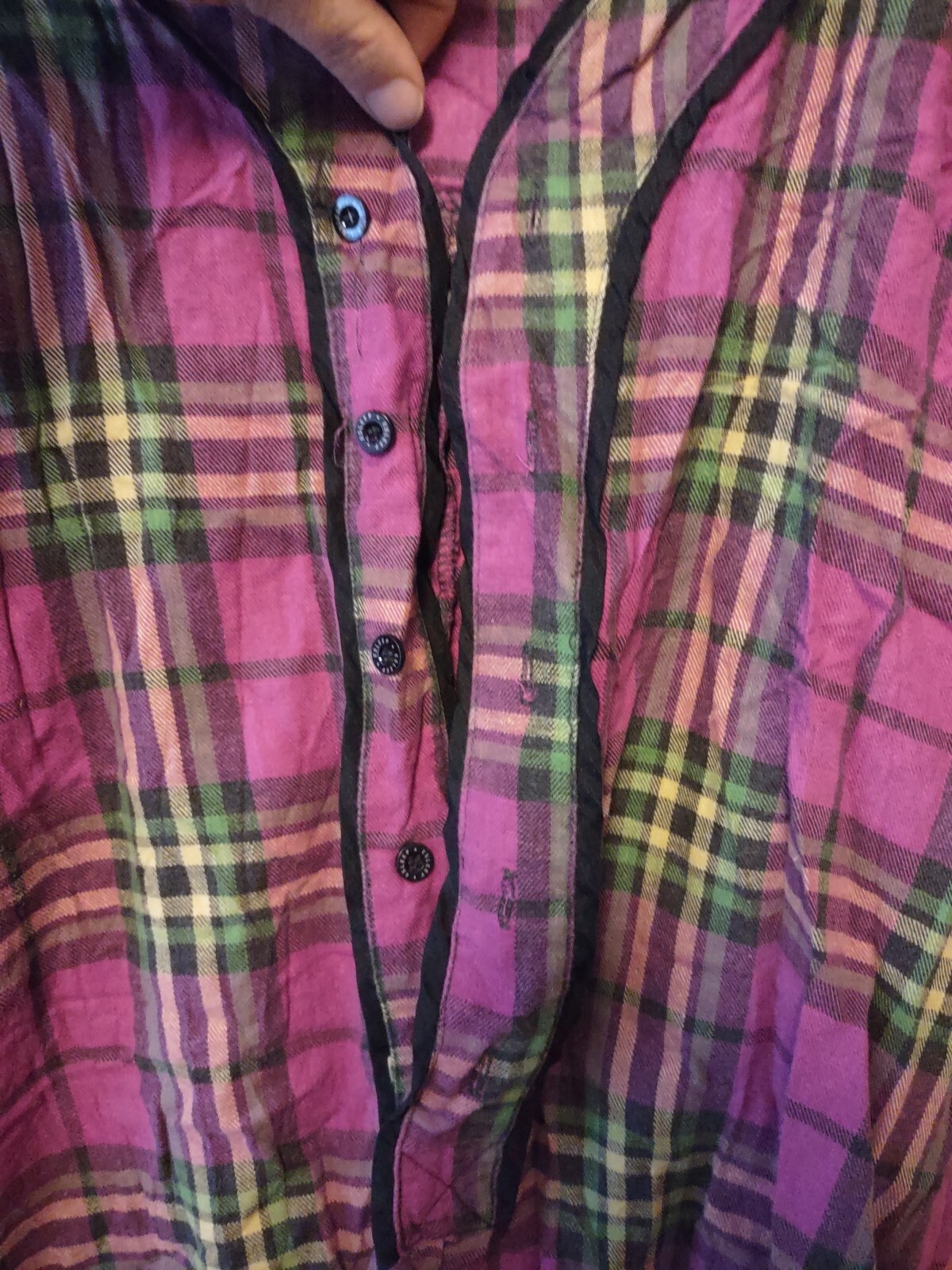 Vintage Esleep Jumpin Flannel Pajamas Women’s Small Purple Plaid One Piece