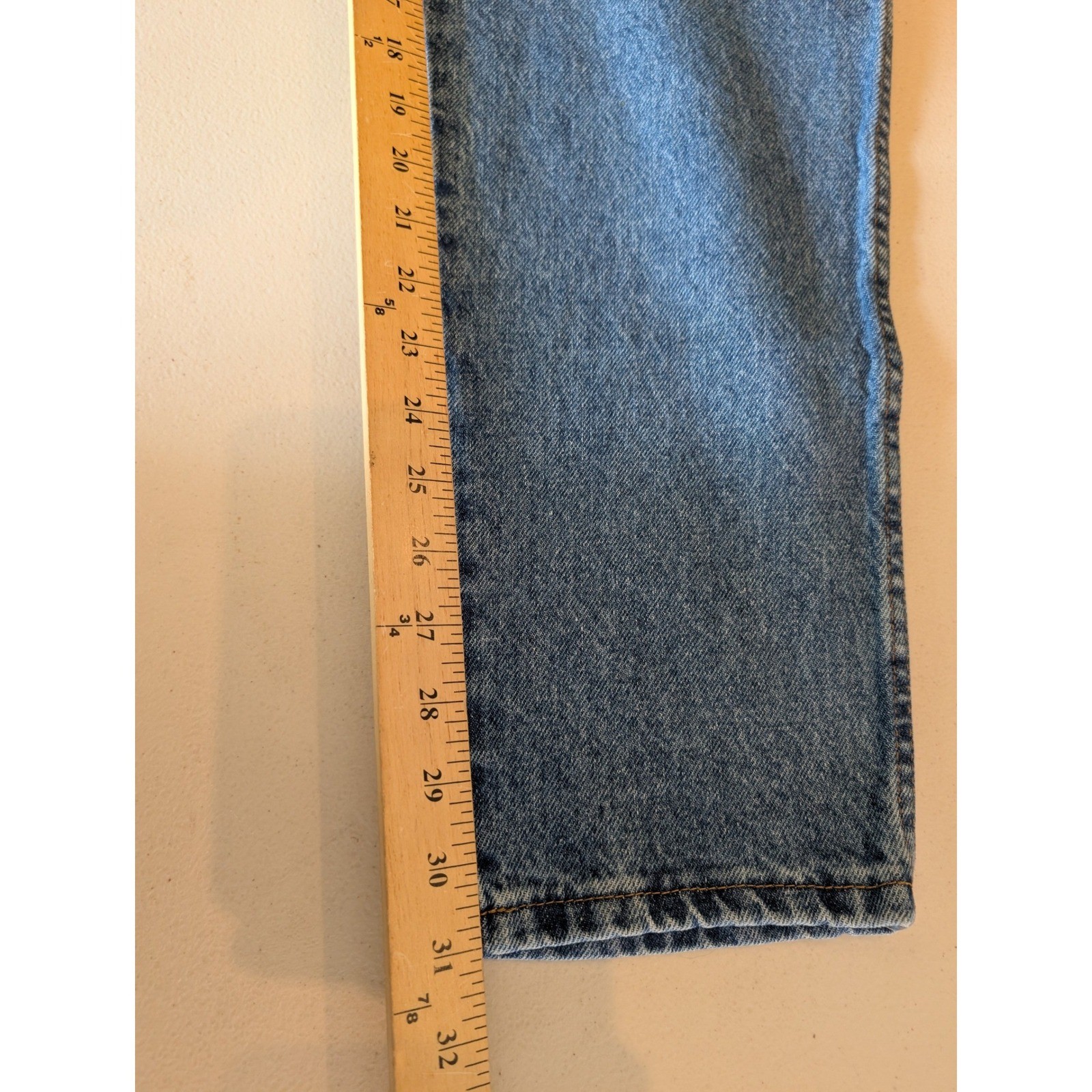 Vintage Chic High Rise Relaxed Fit Tapered Leg Jeans Made in USA Size 12 Average