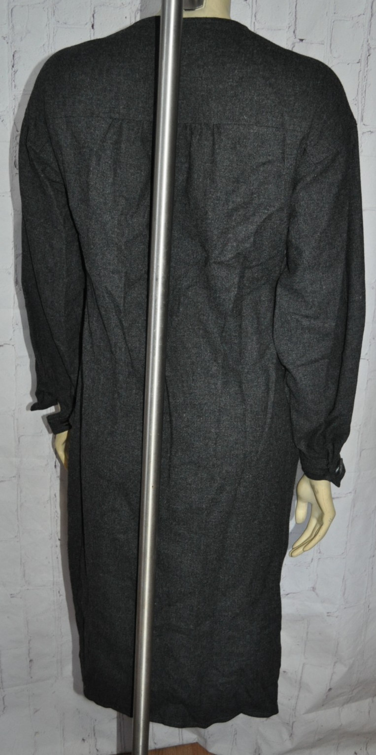 Vintage GEOFFREY BEENE Gray Shirt dress size 6 I magnin