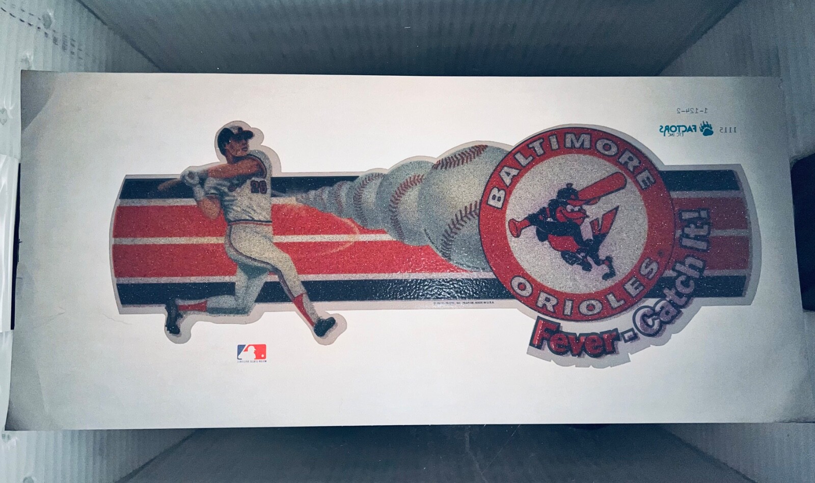 vTg Baltimore MD Orioles Baseball MLB 80’s FEVER CATCH IT! LOGO T-Shirt Iron On