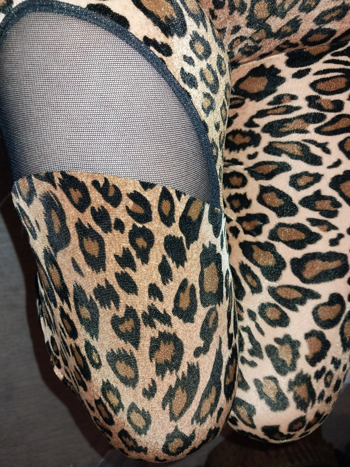 VTG 80S CAT PANTS OPAQUE INSERTS SHEER SPANDEX SKINNY LEG SCARCE S M L NOS
