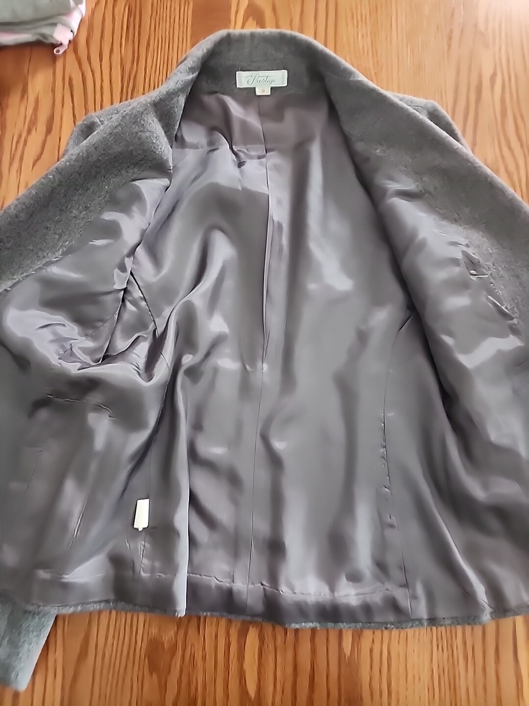 Prestige of Boston Vintage 70s Gray Wool Blazer Jacket Size 8 EUC Priority