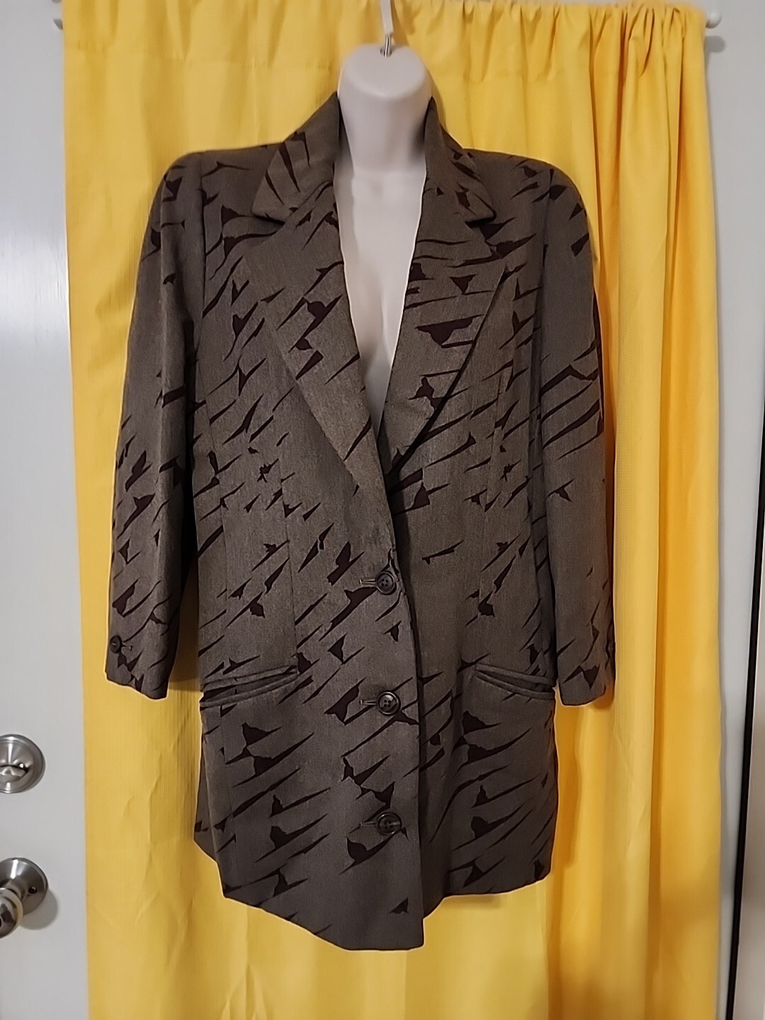 VTG Bernard Perris Paris 1980’s Designer Blazer And Skirt Size 4/6 No Size Tag
