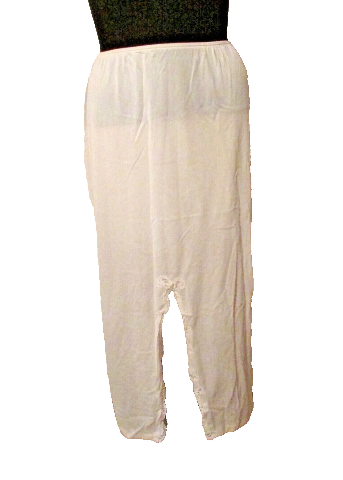 SEARS The Doesn’t Slip Pillow Tab Silky Nylon 36″ Half Slip Petticoat M USA made