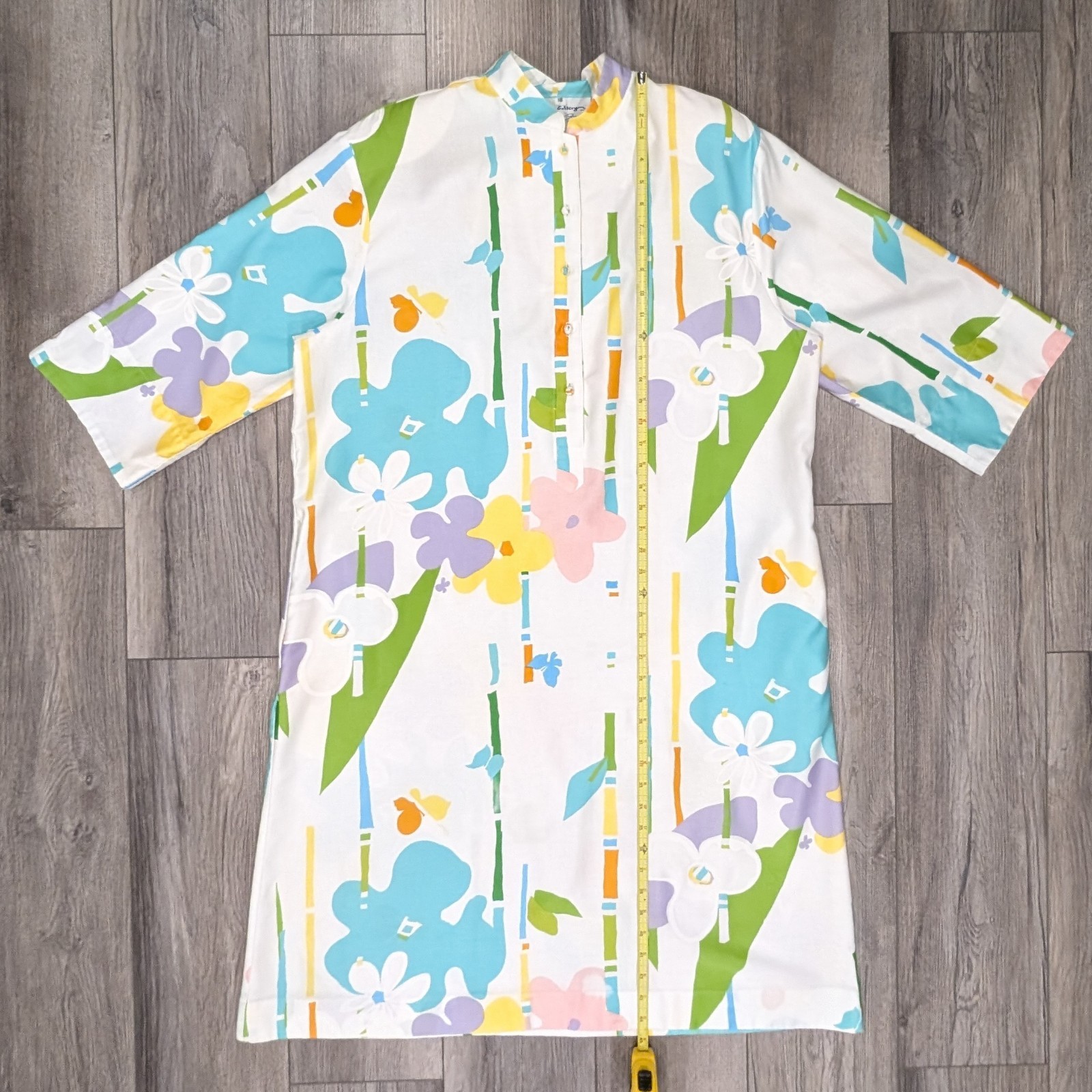 The Forever Dress Catherine Ogust Penthouse Gallery Tunic Caftan Burma Sz 18-XL