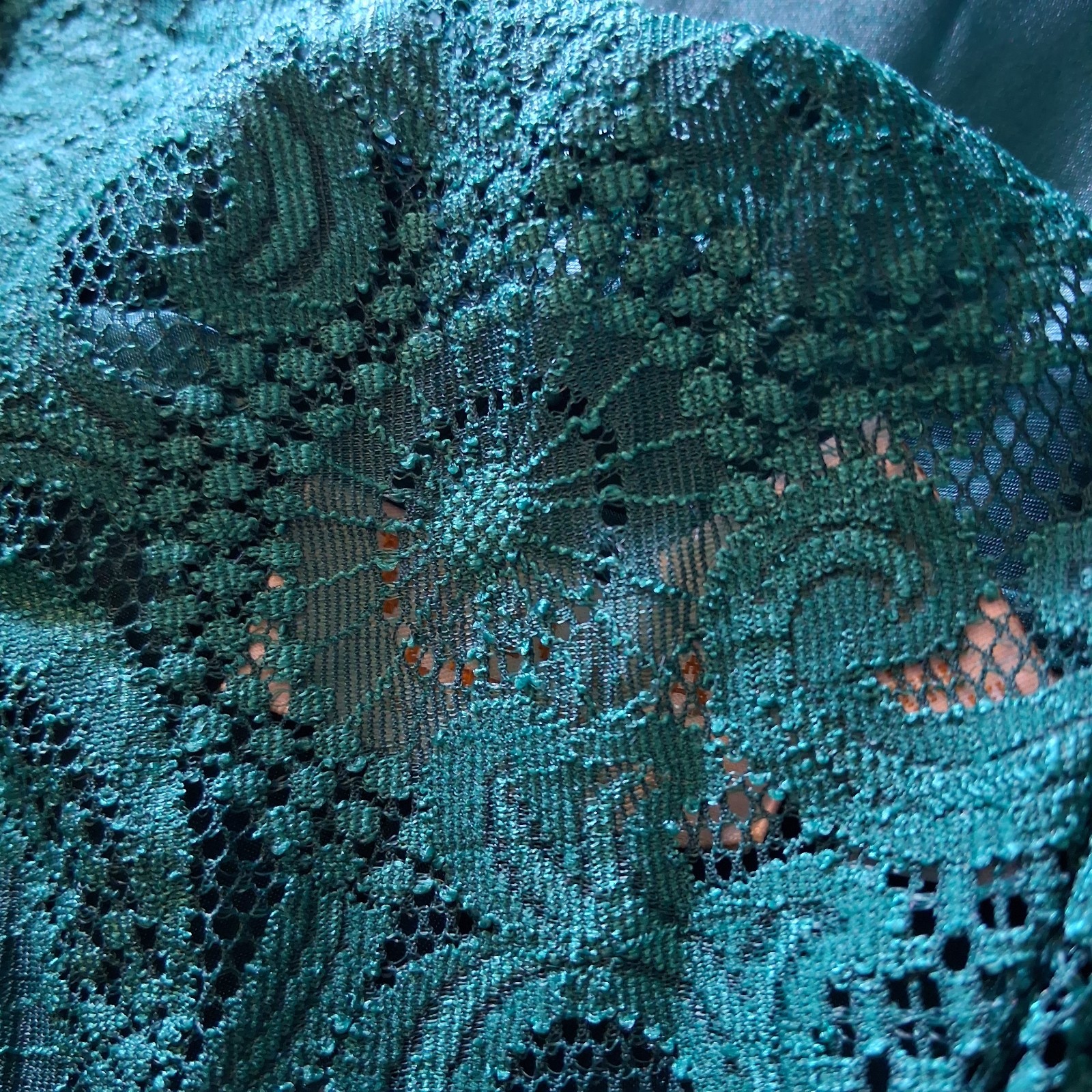 Vintage 1990s Victorias Secret Nightgown Small Emerald Green Lace Satin Intimate