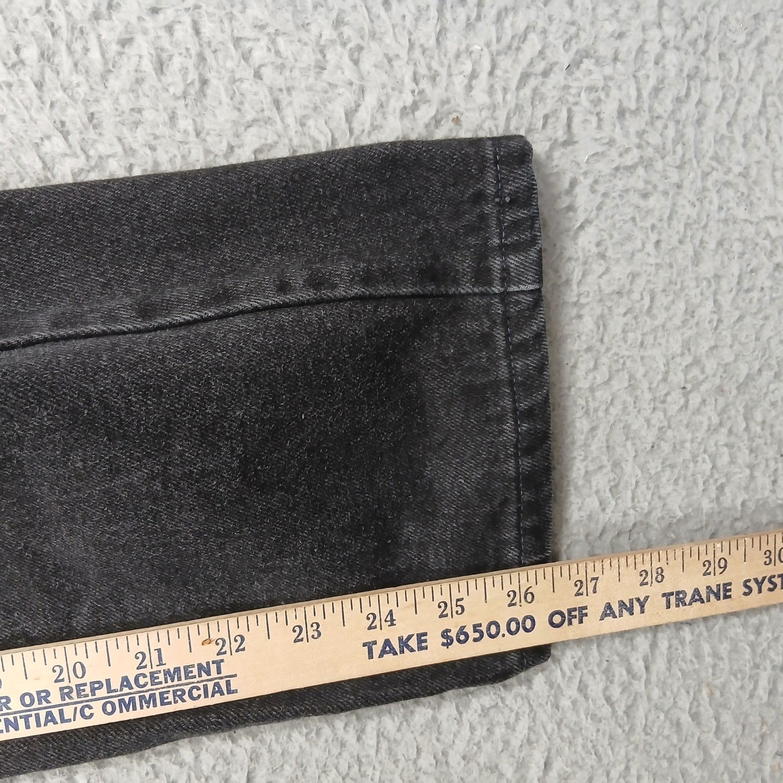 Vintage Levi’s 550 Orange Tab Made in USA Black Jeans Women’s 14 27×27 EUC