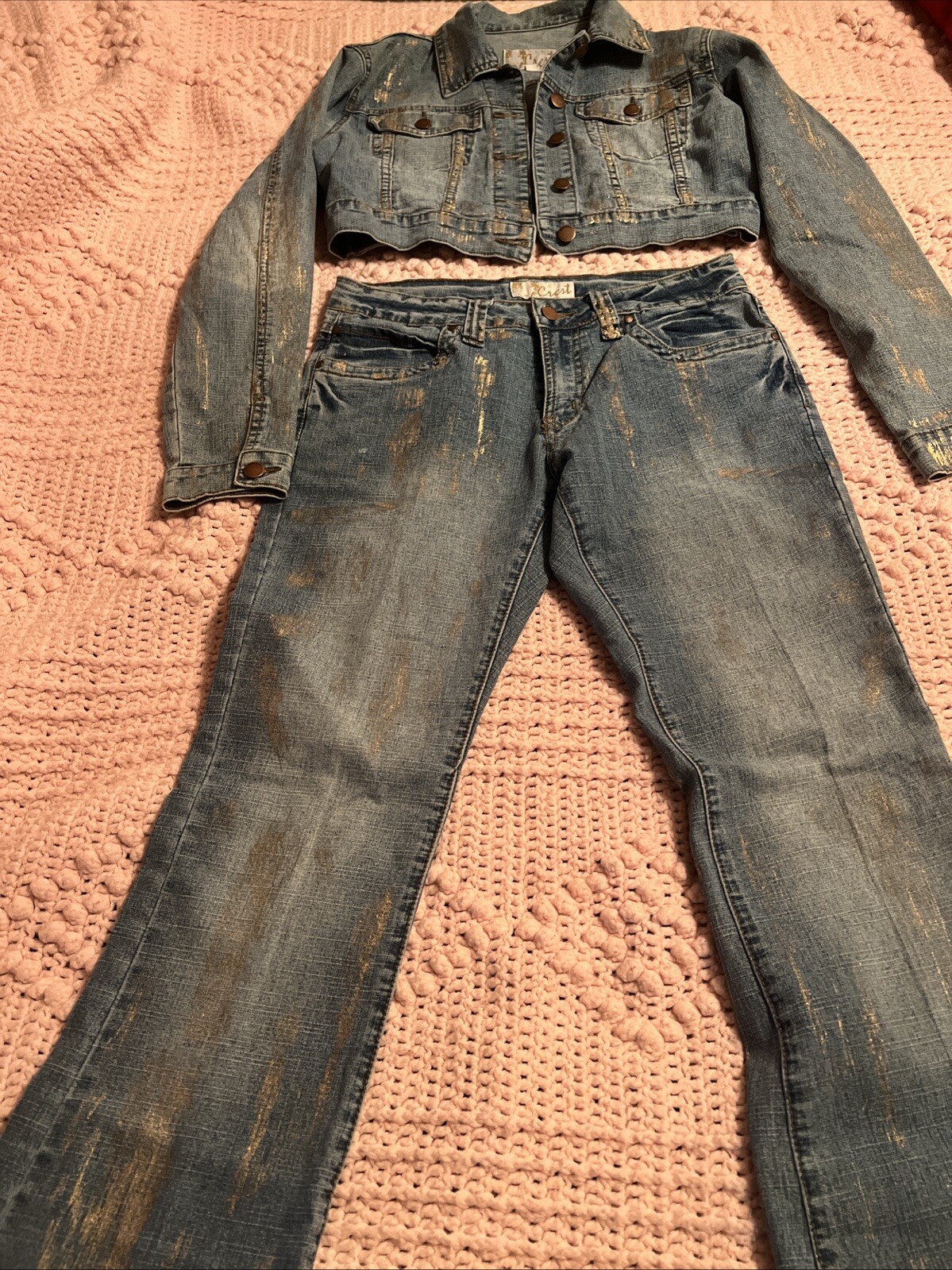 Vintage Crest Jeans Denim Outfit “70s – 80’s Costume”