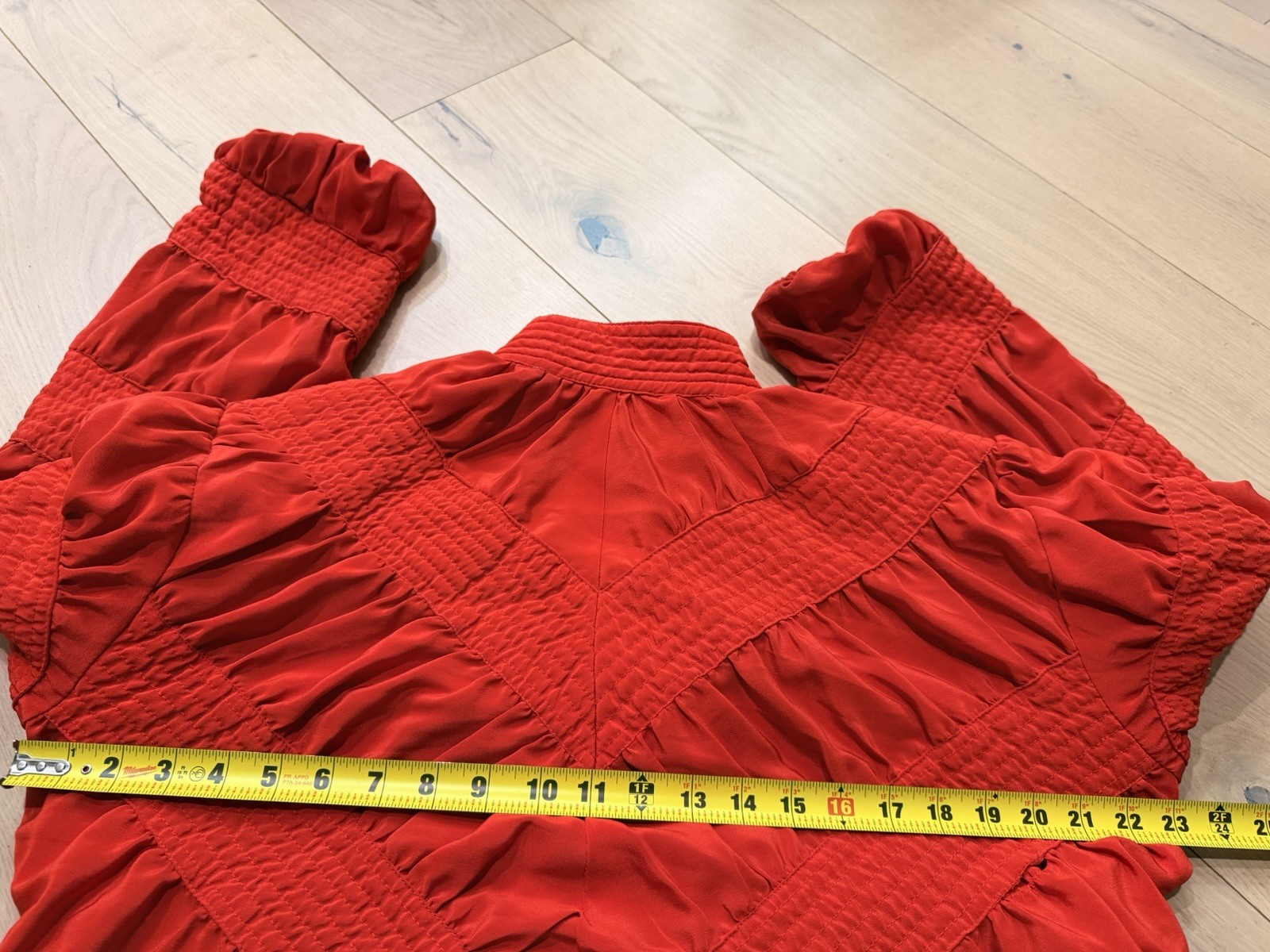Vintage Womens Red Marguerite Rubel Coat Jacket Medium