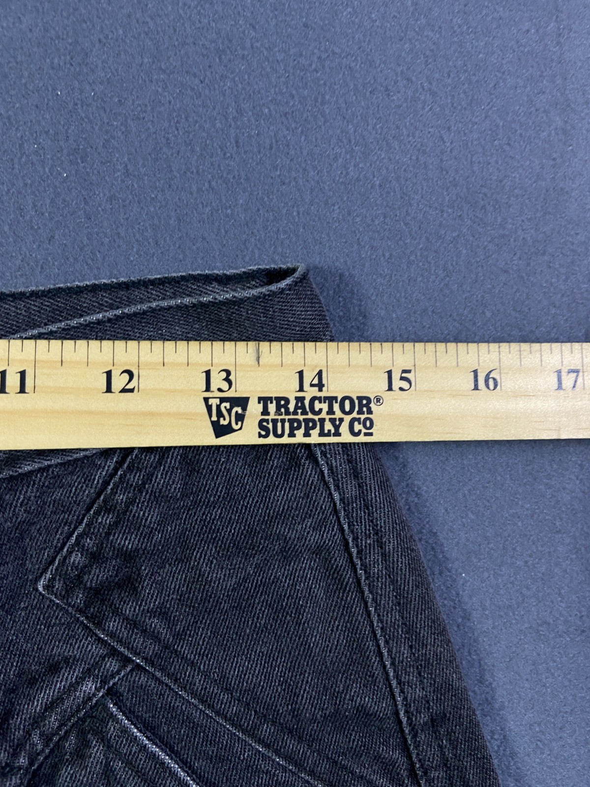 Rocky Mountain Jeans Bare Back Front Buckle High Rise 31/11 x 35 80s 90s VTG EUC
