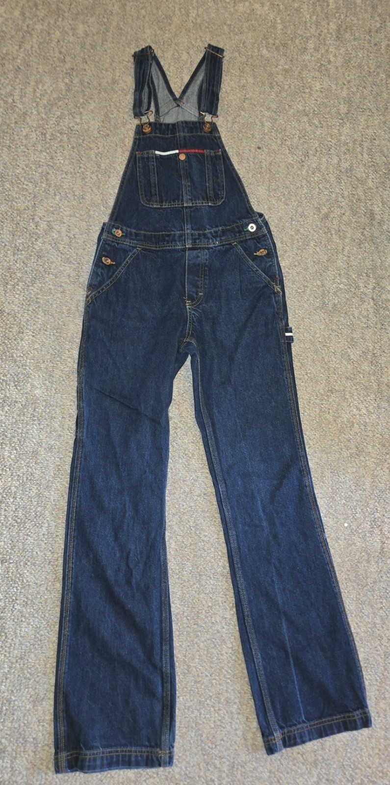 Vintage Tommy Girl Bib Overall Jeans Hilfiger Y2K XS