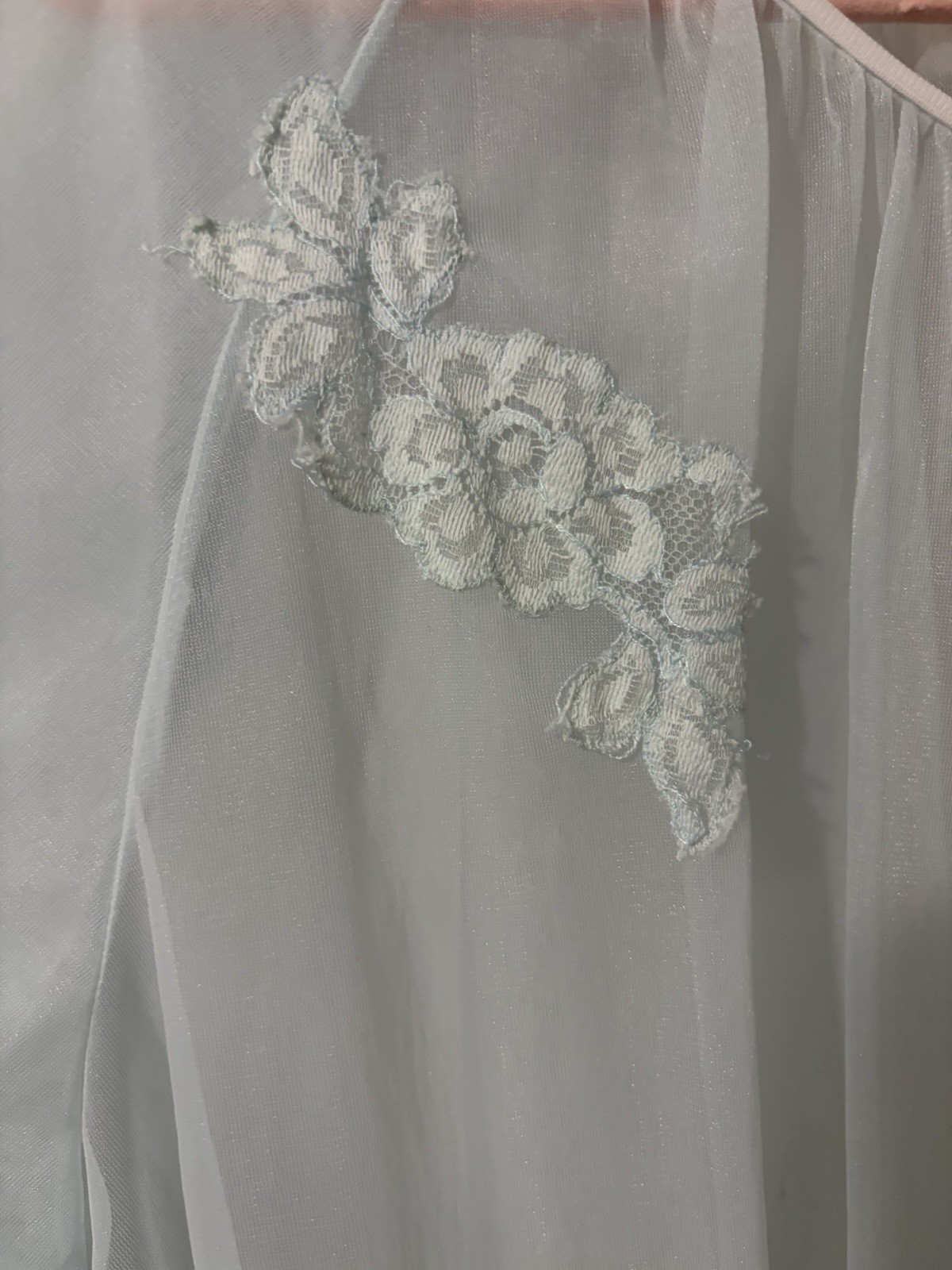 Vintage 60’s Formfit Roger’s Nightgown and Peignoir Set Size Large