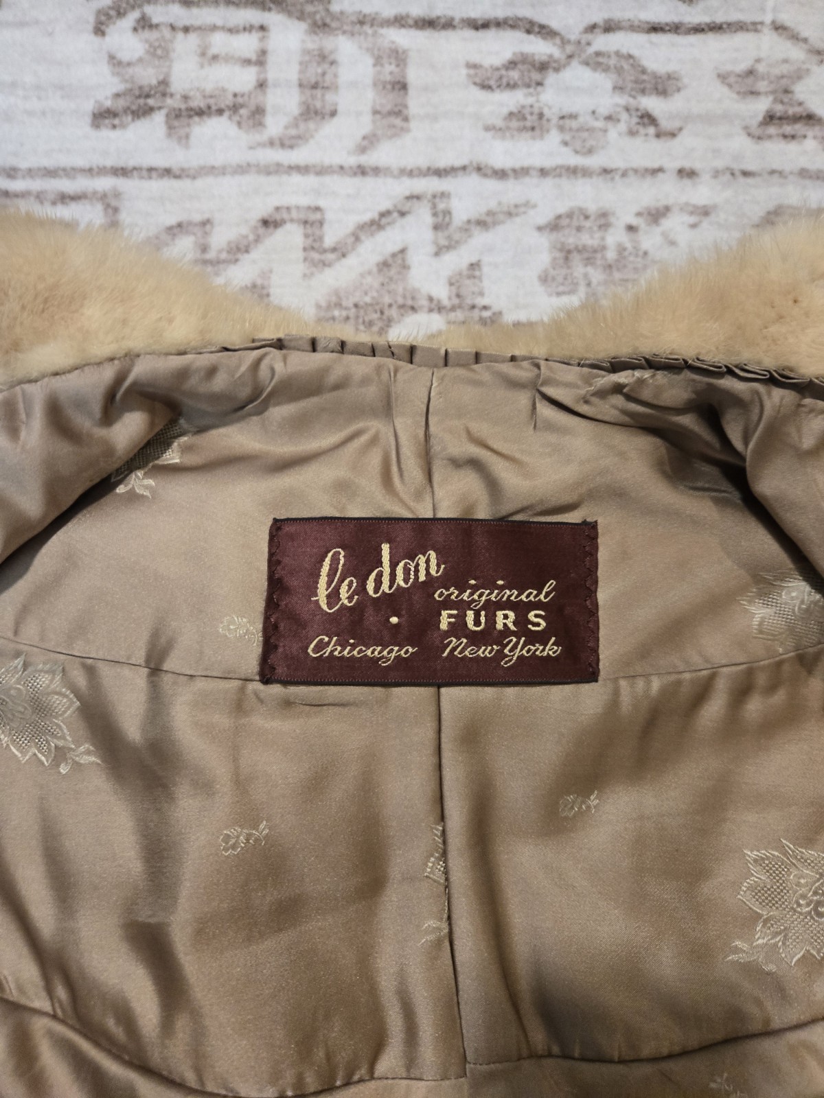 Luxury Vintage Fur Natural Blond Mink Stole Wrap Cape Bolero Formal Bridal Fur