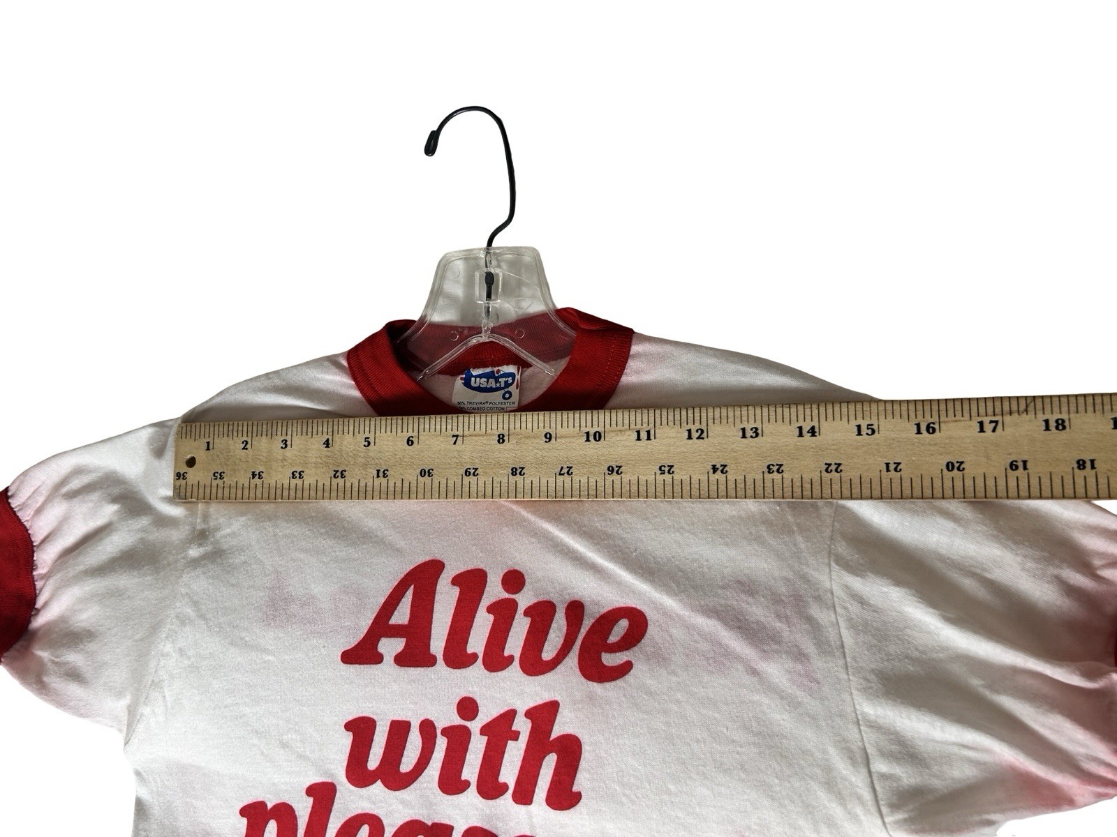 80s Newport Cigarettes Ringer T-Shirt Sz M Red Alive Pleasure Single Stitch READ