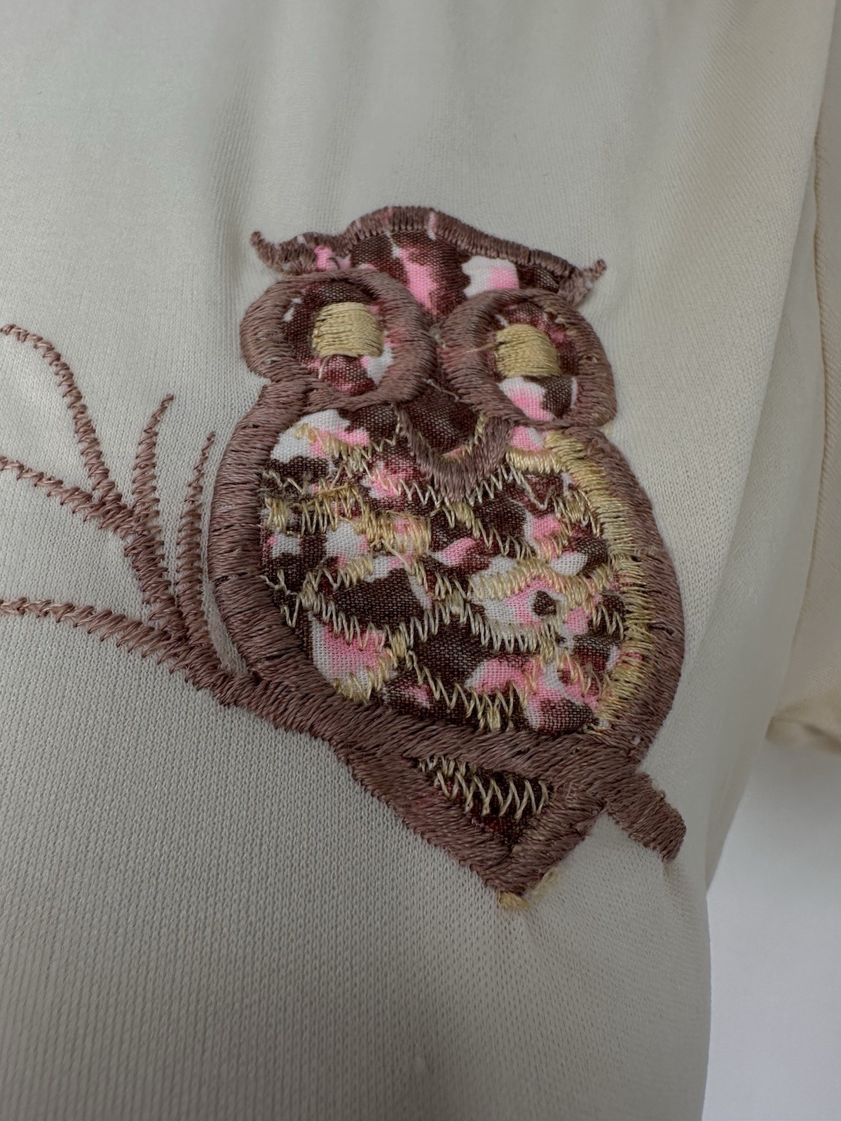 Vintage 70s Miss Shaheen California Hawaii Polyester Owl 🦉 Shirt Medium