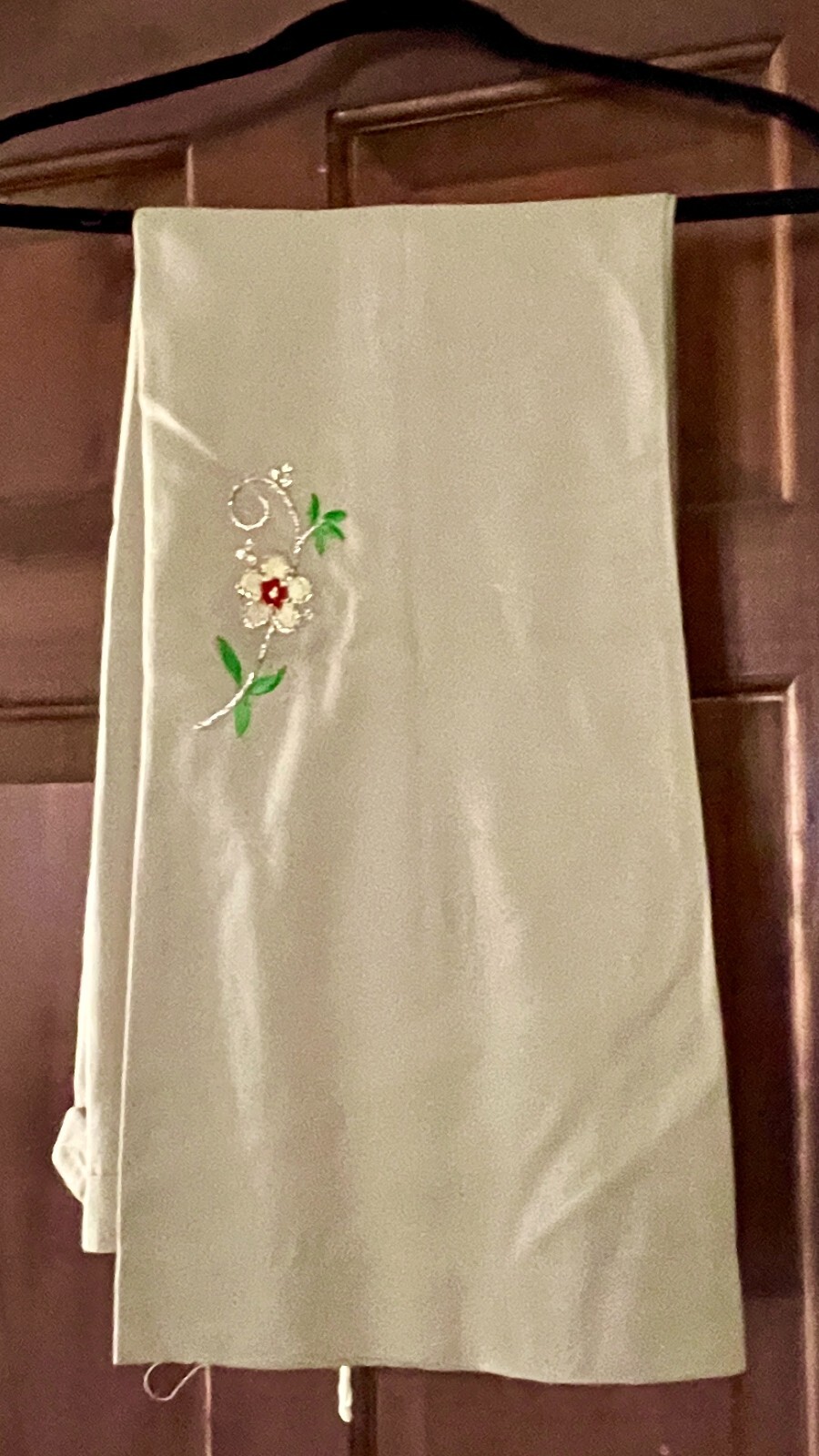 Vintage Late 1970s Embroidered Pant Suit Set – size 10