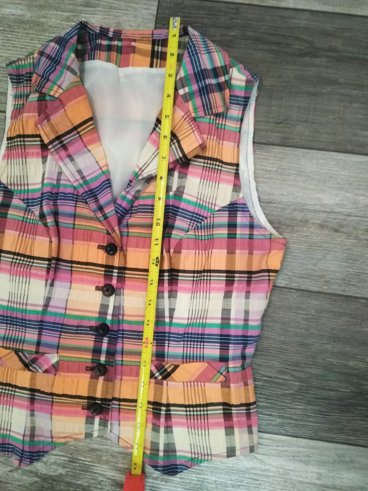 International Ladies Garment Workers Union ILGWU Vest SOUTHWEST DESIGN SIZE XS