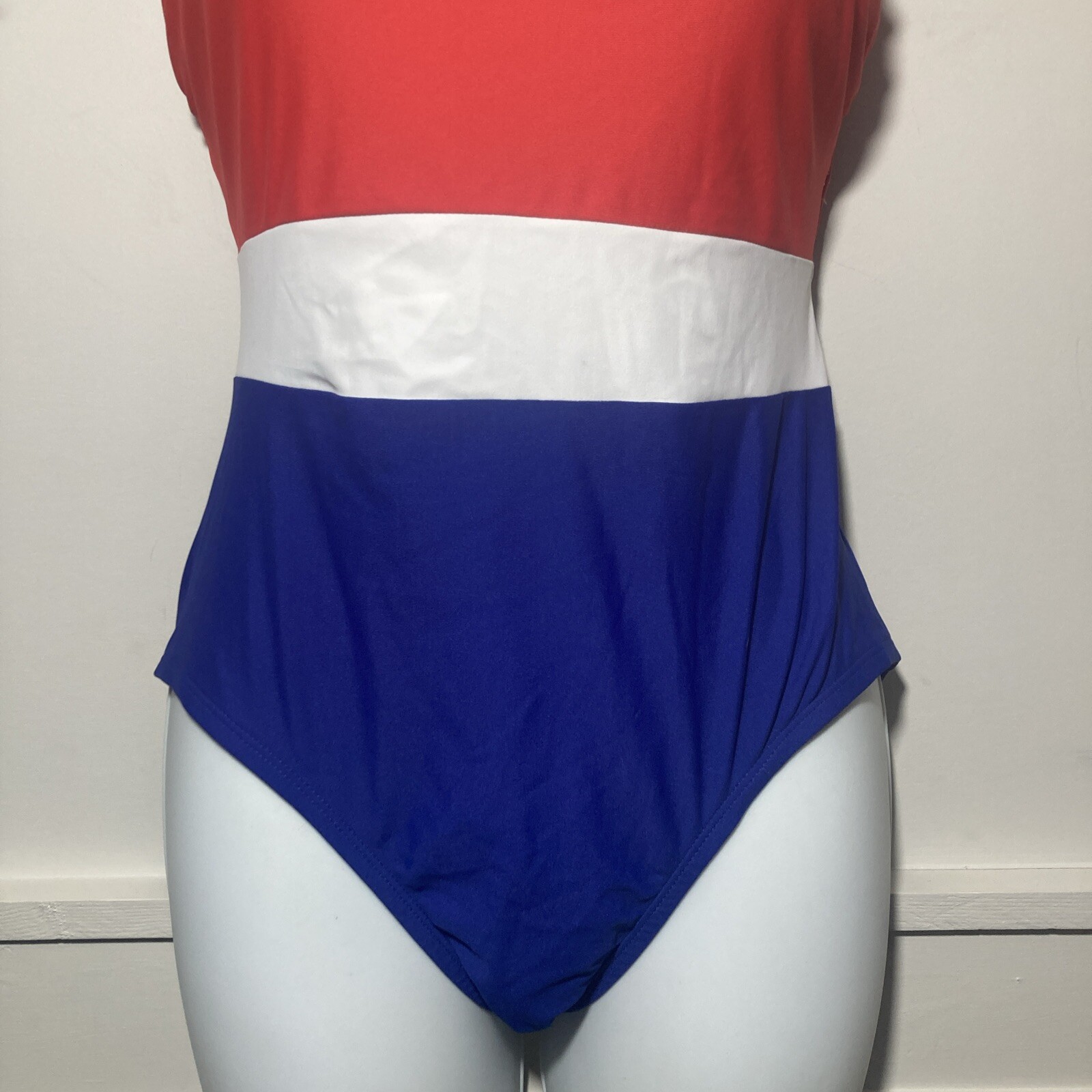 Vintage 1980s Catalina Wonder Woman One Piece Bathing Suit Size Small 4 6