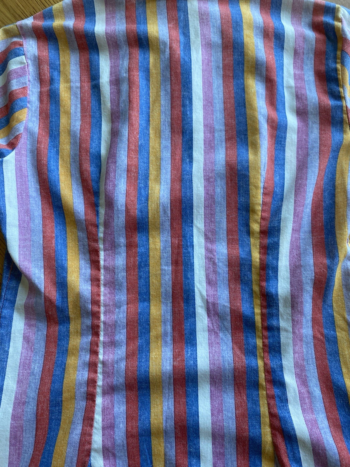 Vintage Candy Striper Top Size Small Vintage K-Lete Collared Striped Shirt