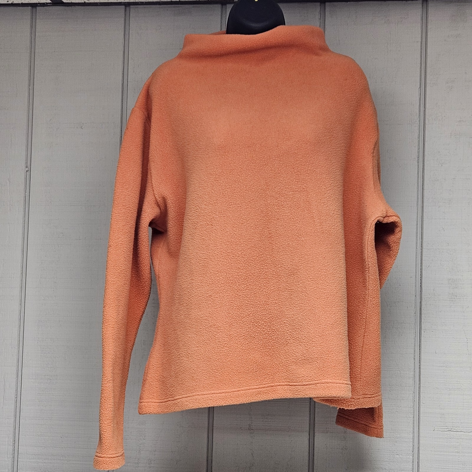 Vintage LL Bean Women’s XL Mock Neck Pullover Sweater Polyester Lycra Fleece